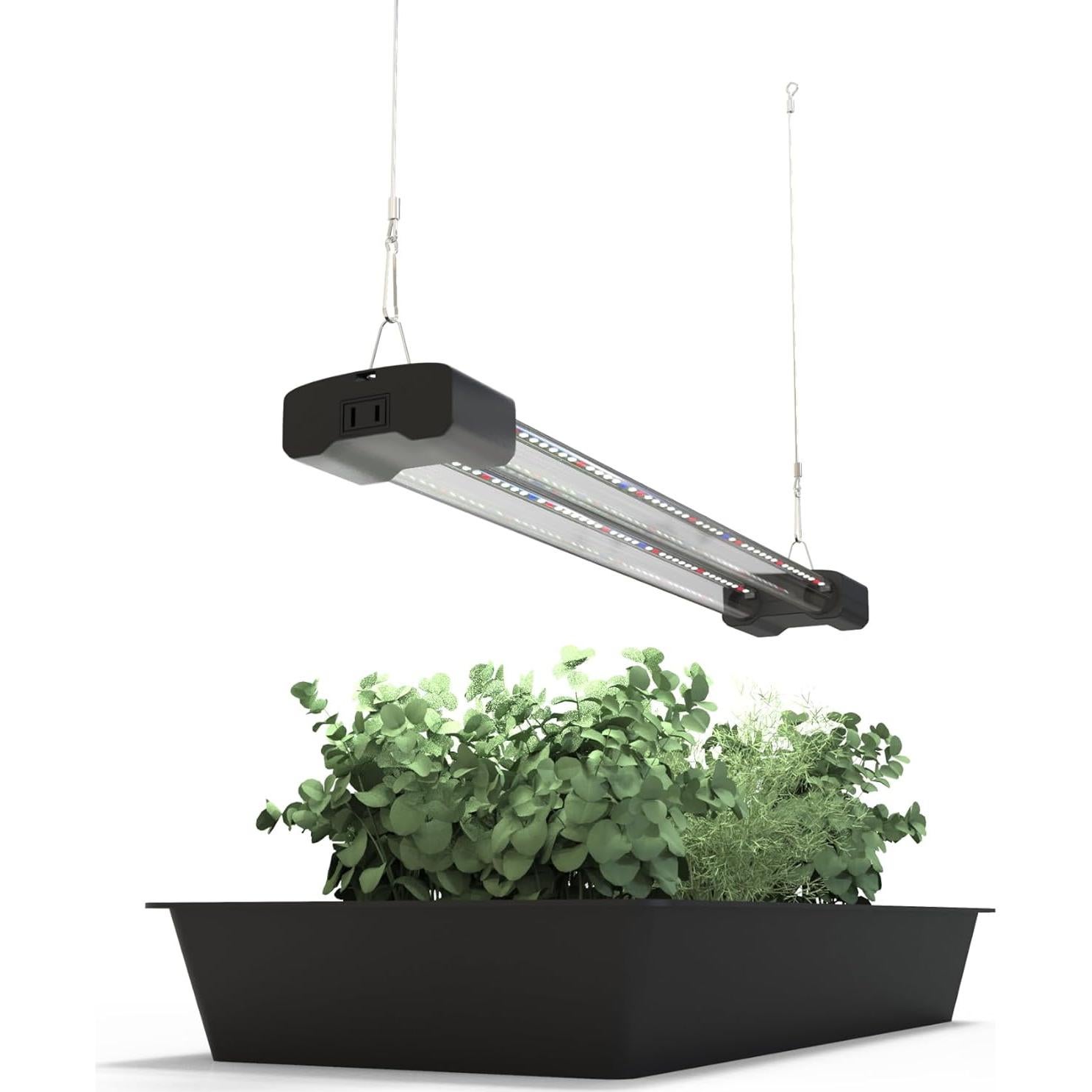 Luz de Cultivo LED BoostGro 61 cm Espectro Completo Negro