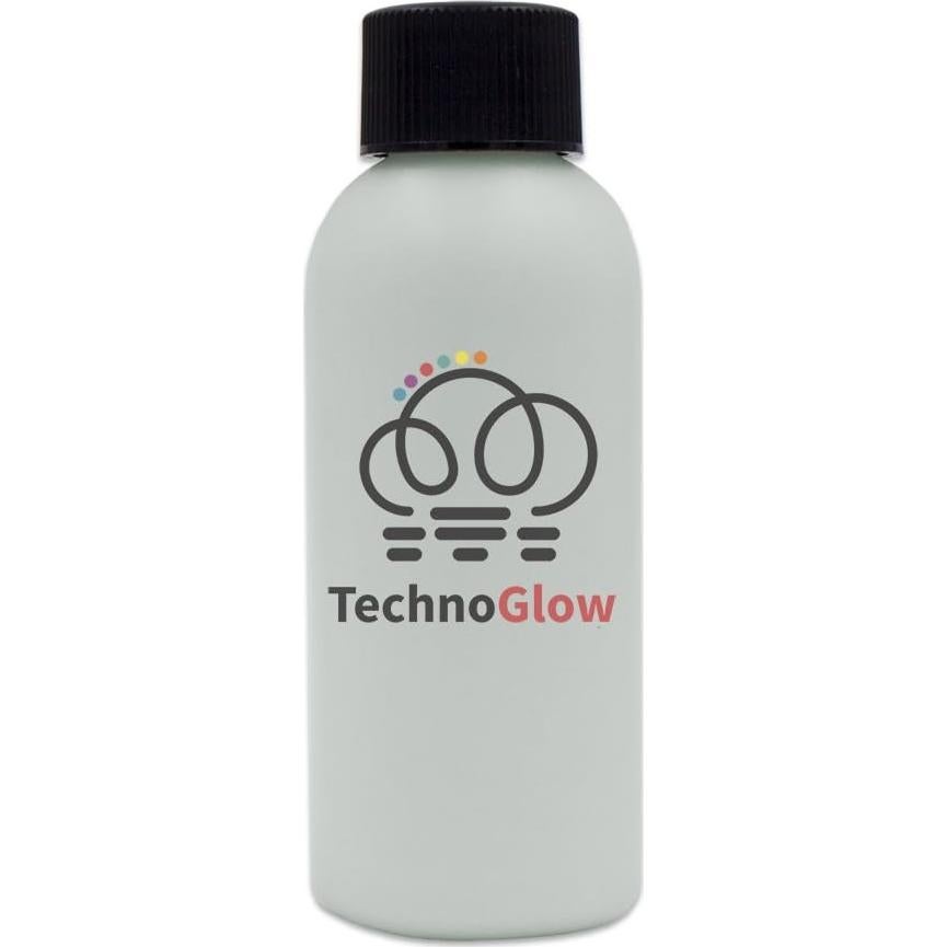Pintura Acrílica Brillante Techno Glow Aqua 30 ml - Brilla en la Oscuridad