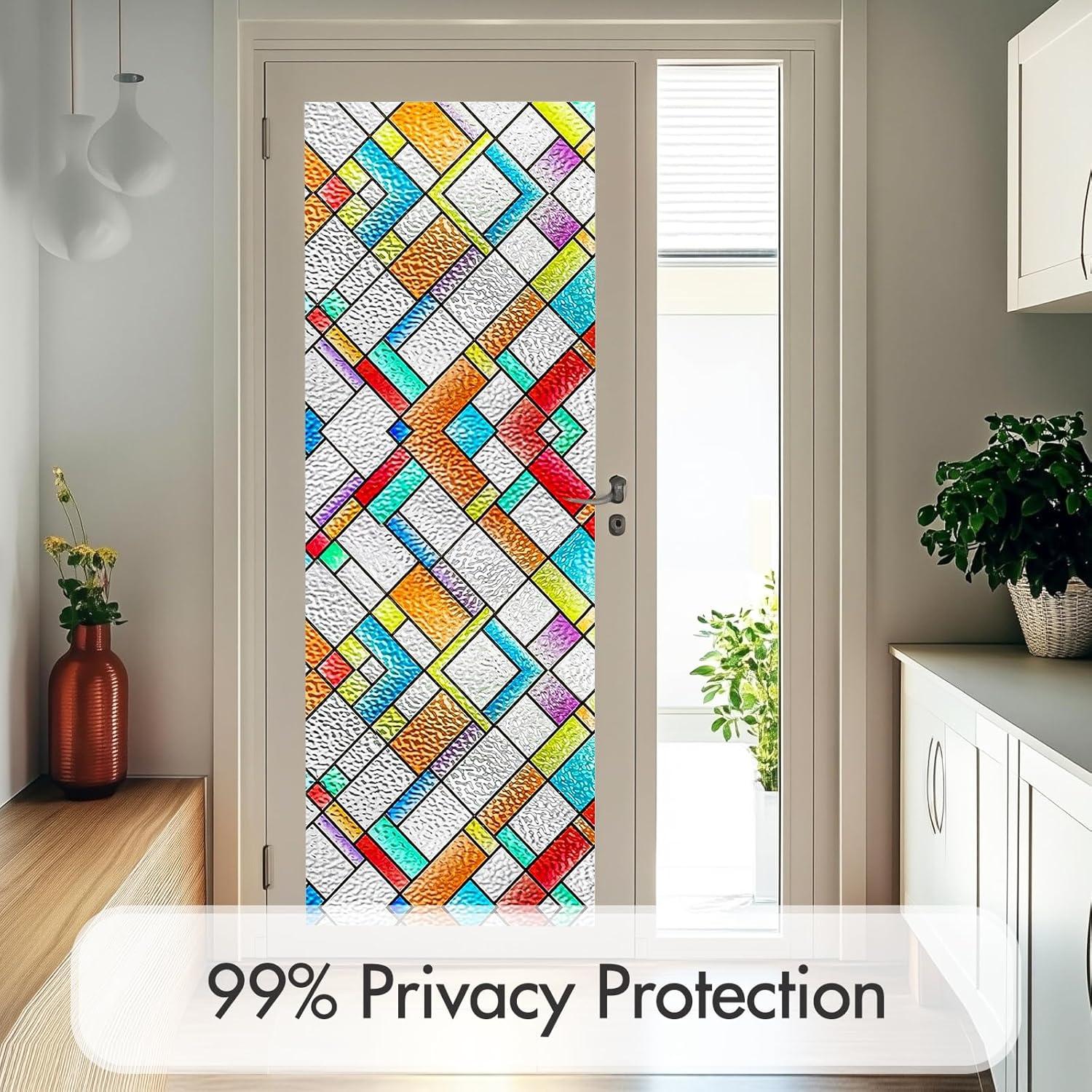 Película de Privacidad SUNBABY 44.5x200 cm Vinilo UV