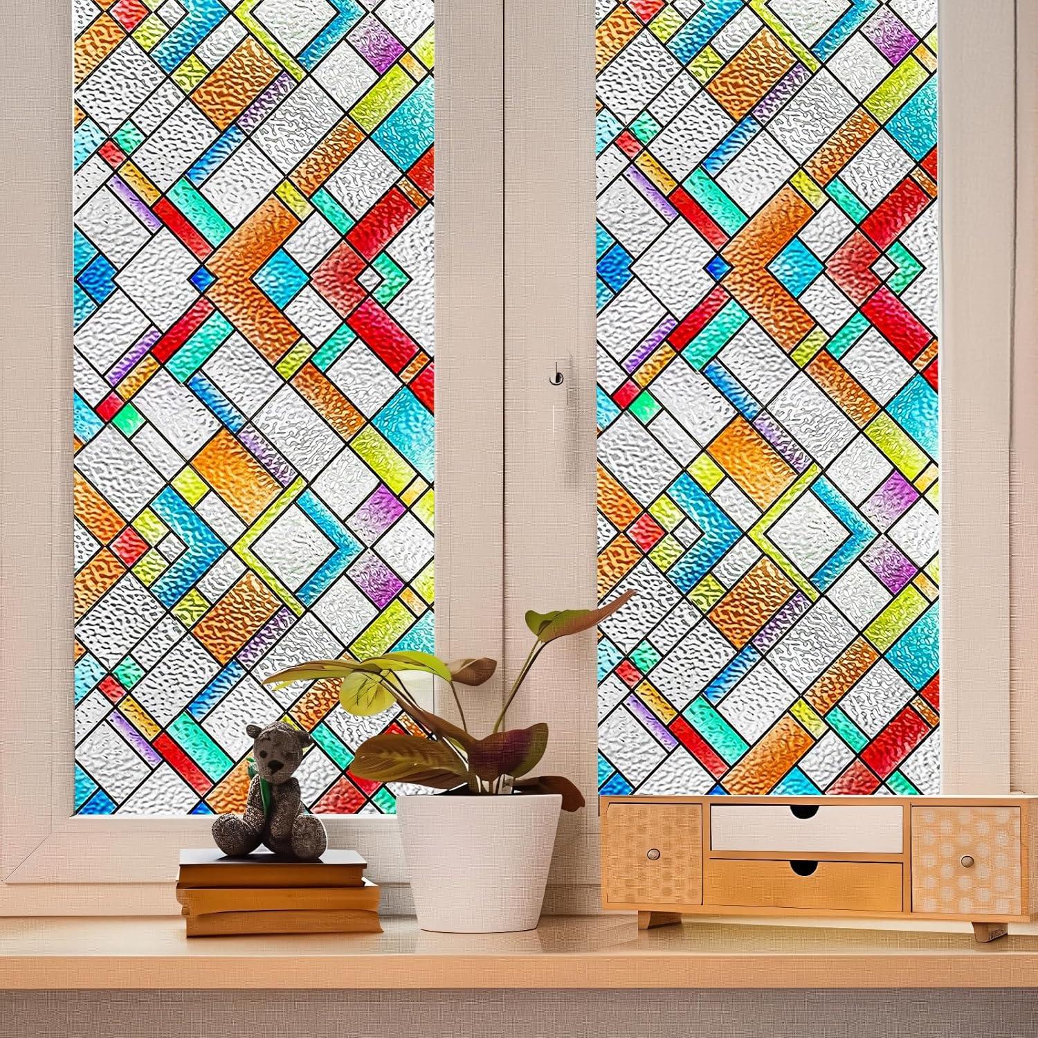 Película de Privacidad SUNBABY 44.5x200 cm Vinilo UV