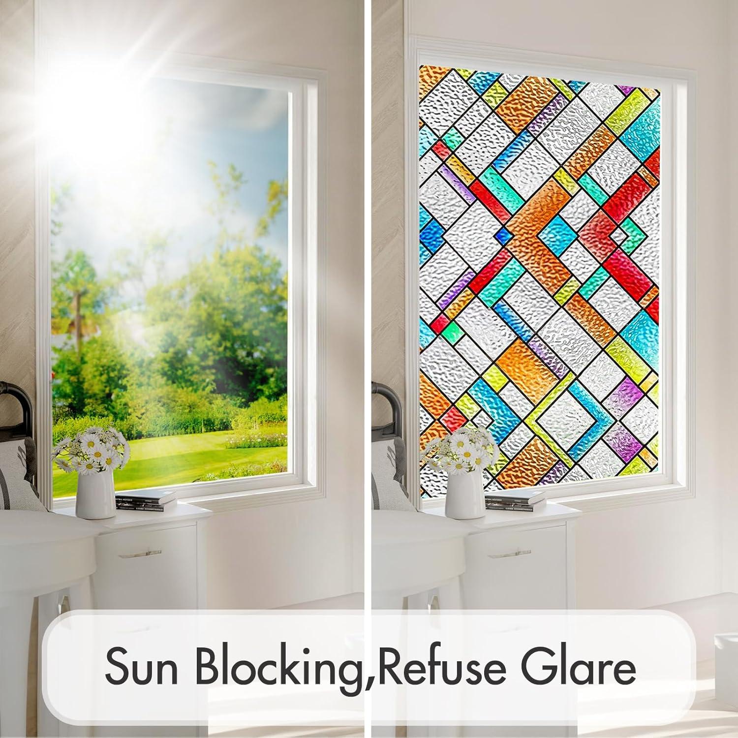 Película de Privacidad SUNBABY 44.5x200 cm Vinilo UV