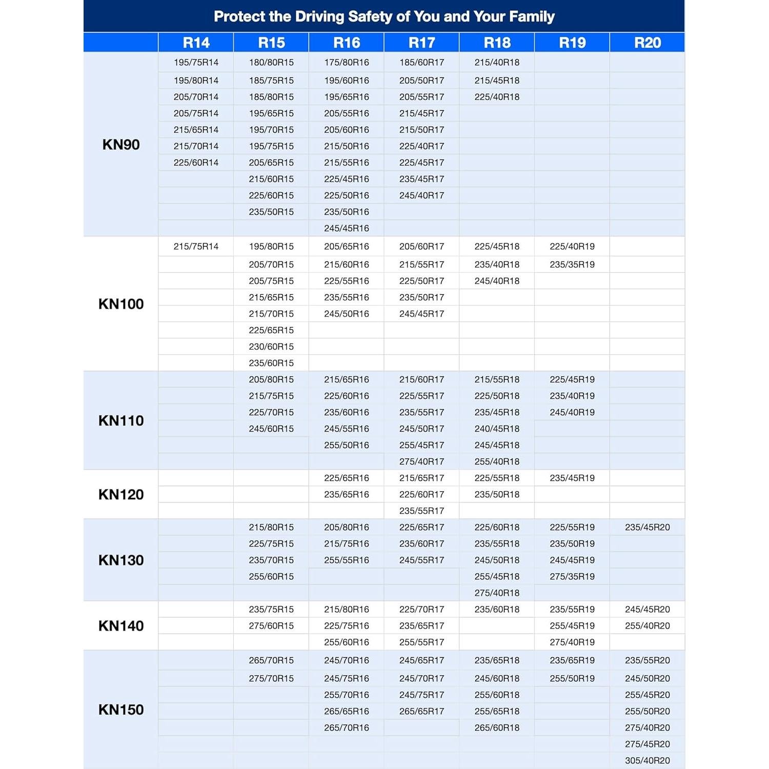 Cadenas de Nieve Coco Bird KN90 Antideslizantes 2 Unidades
