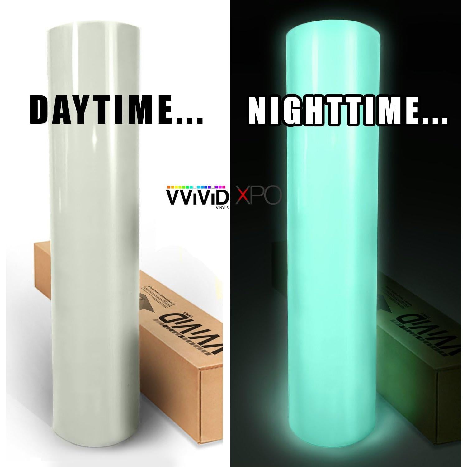 Vinilo Adhesivo Luminiscente Verde VViViD 30.48x60.96 cm