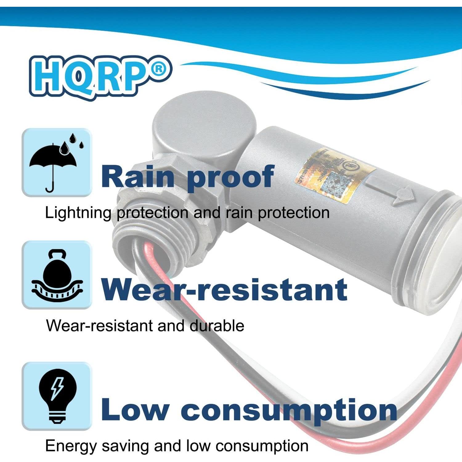 Sensor de Luz Fotocélula HQRP Montaje Giratorio 120V 1800W