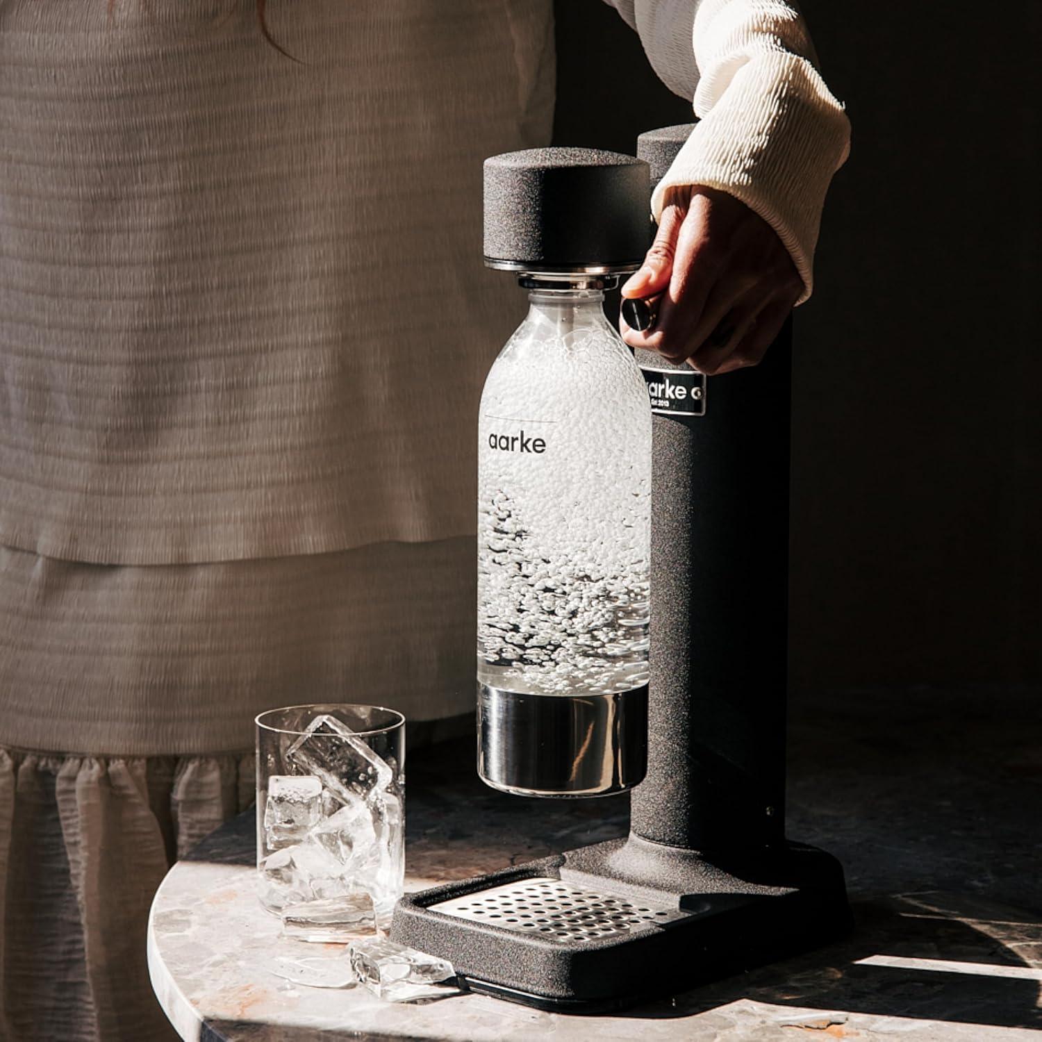 Aarke Carbonator III - Generador de Agua Espumosa 800ml Negro