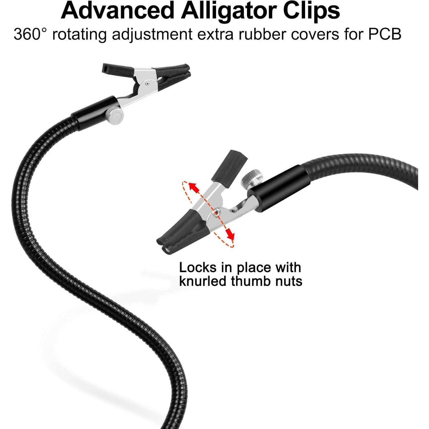 Soporte de Soldadura con Manos Magnéticas NOEVSBIG 2 Brazos