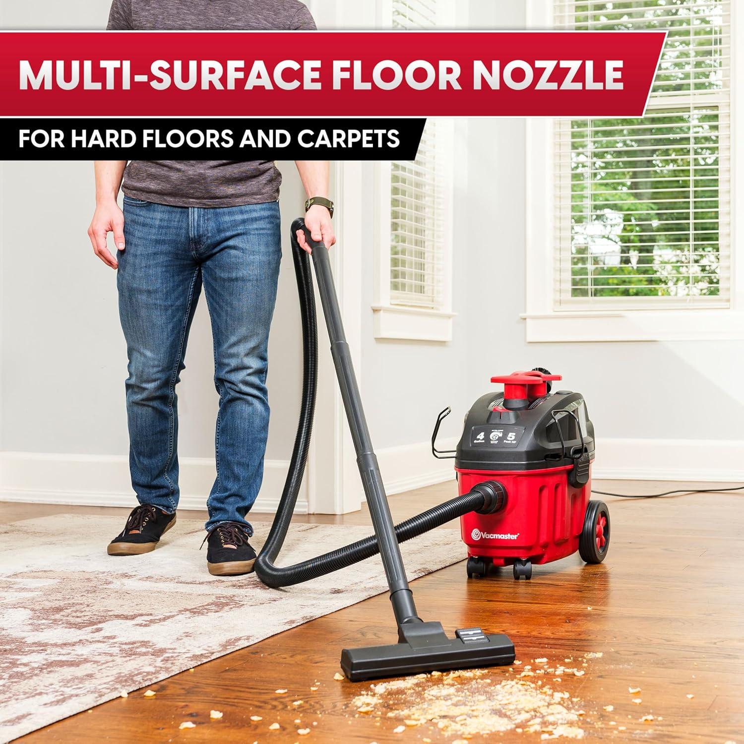 Aspiradora Húmeda/Seca Vacmaster 4 Galones 5 HP VF408B