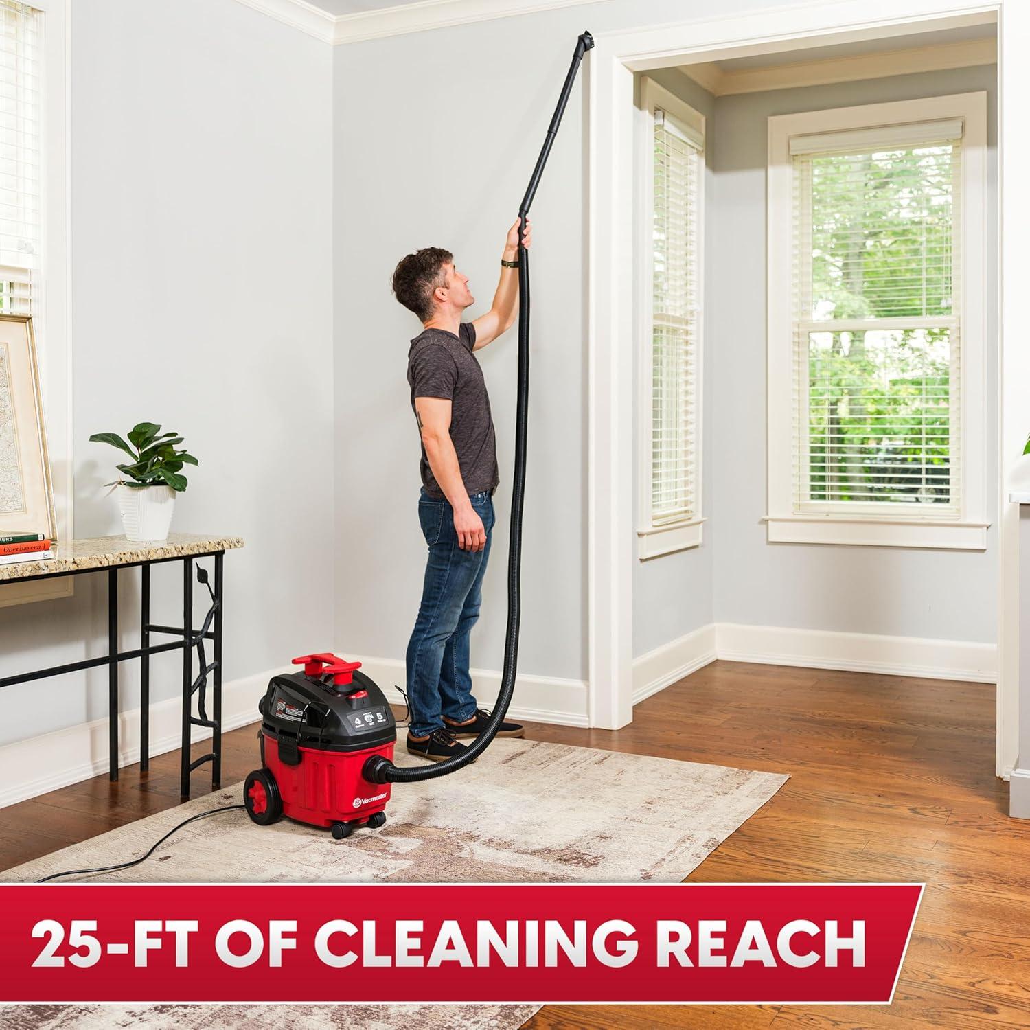 Aspiradora Húmeda/Seca Vacmaster 4 Galones 5 HP VF408B