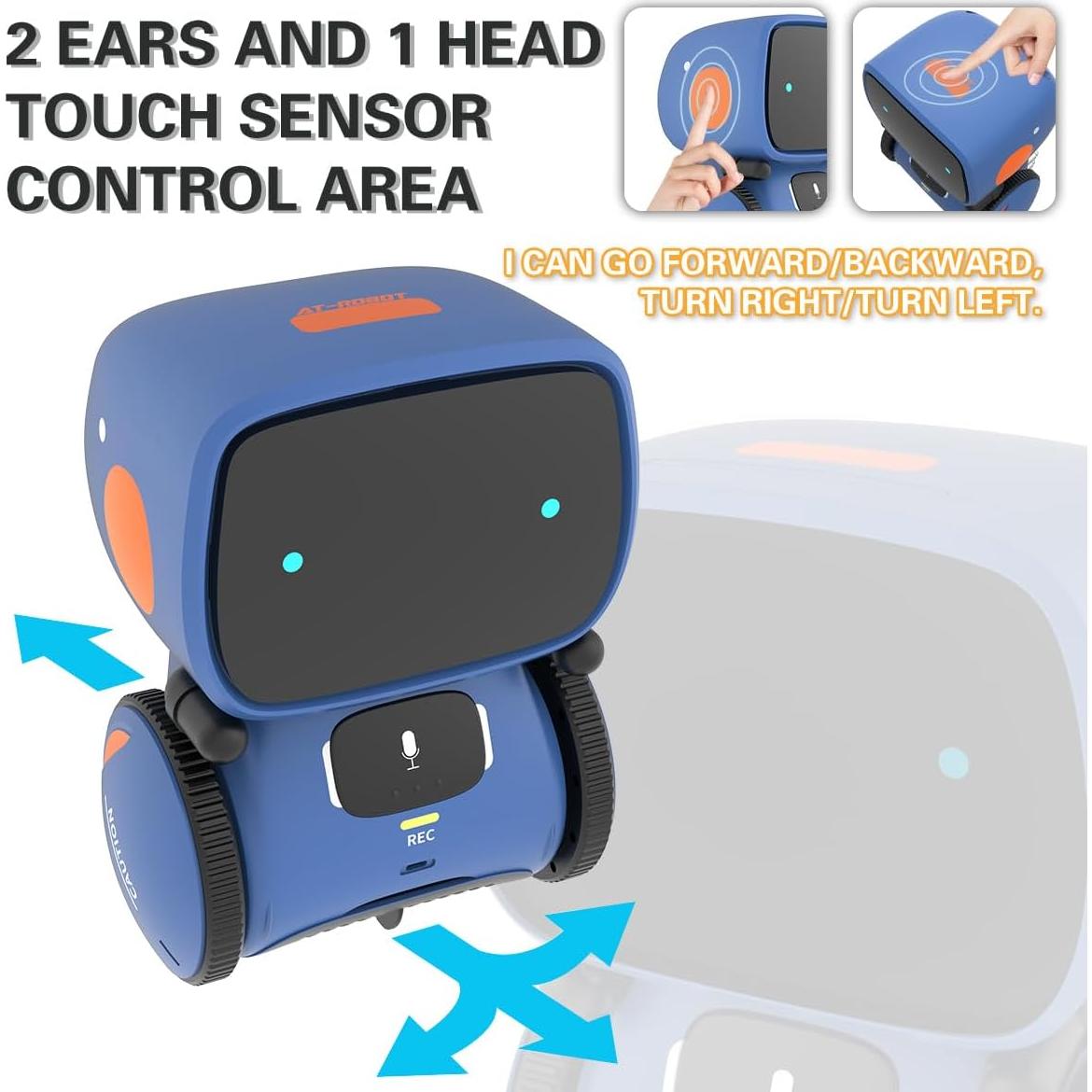 Robot Interactivo 98K Recargable para Niños 3+ Años