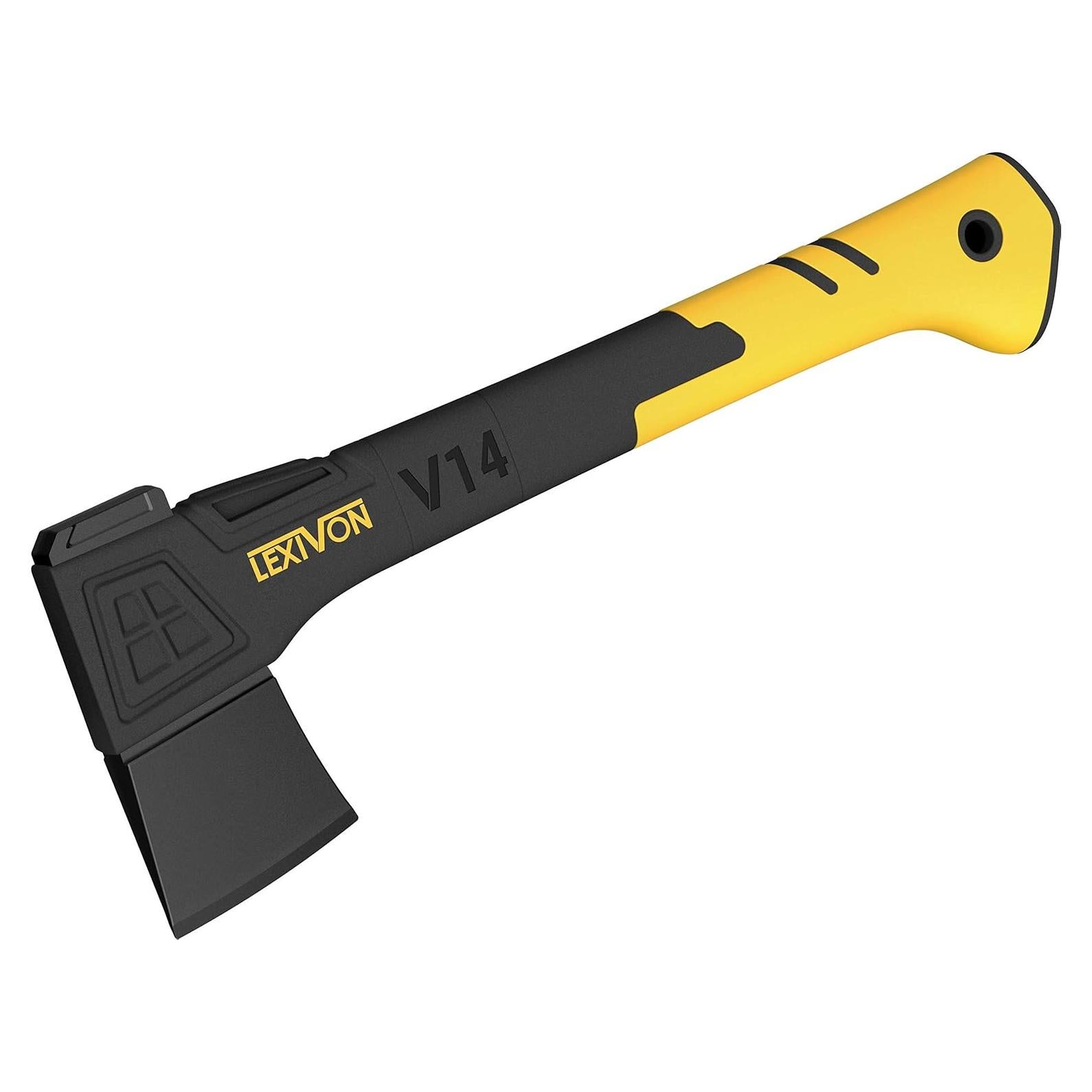 Hacha de Camping LEXIVON LX-V14, 35.5 cm, Fibra de Vidrio