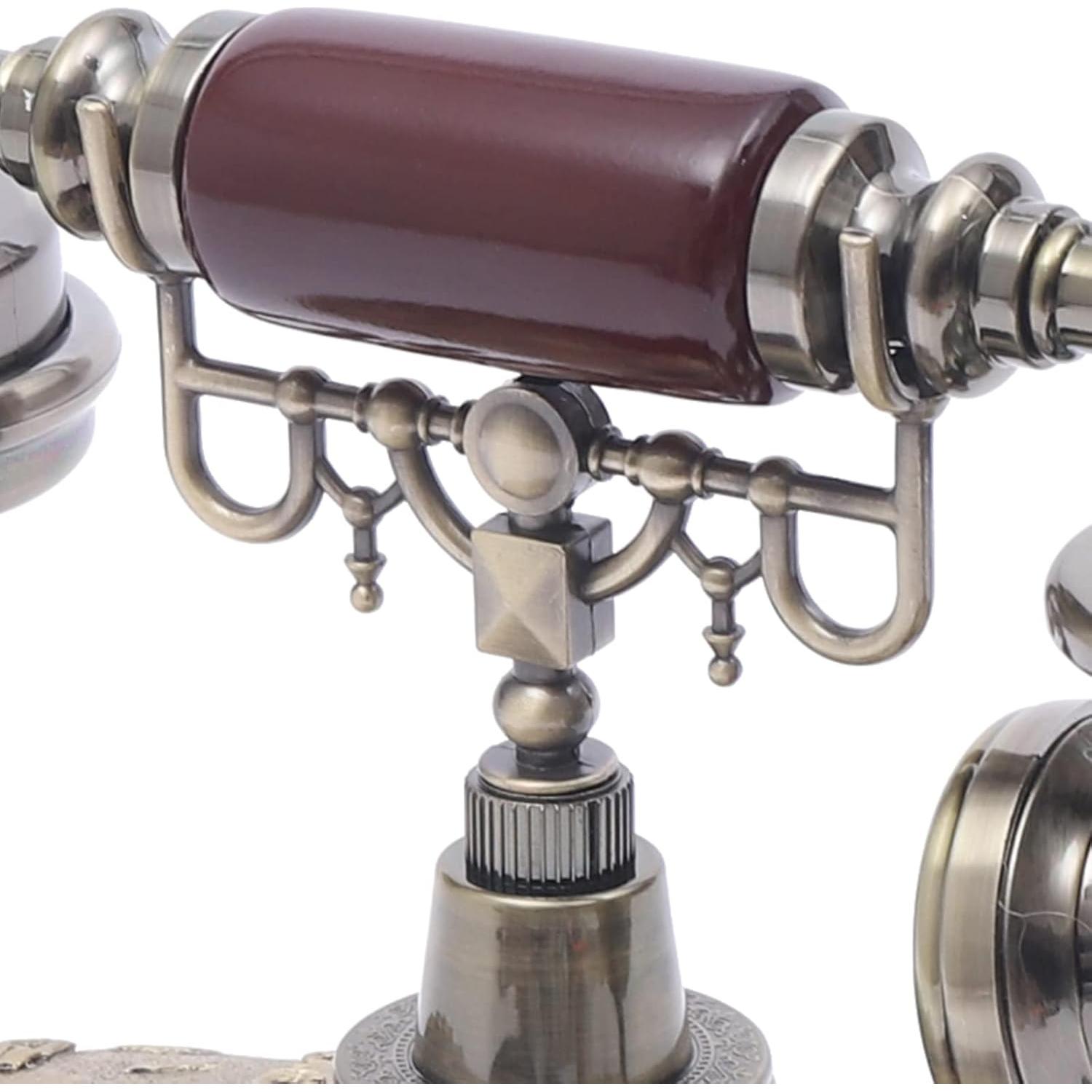 Teléfono Vintage Kreiaoer Disco Rotatorio Decorativo 16x25cm