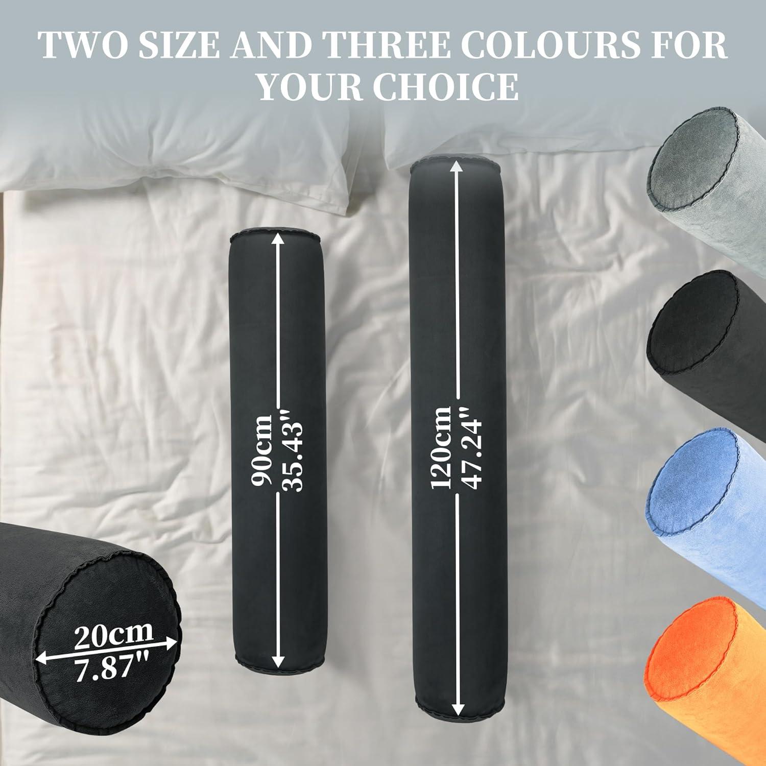 Almohada Inflable Corporal ONTYZZ 120x20cm Negra para Dormir