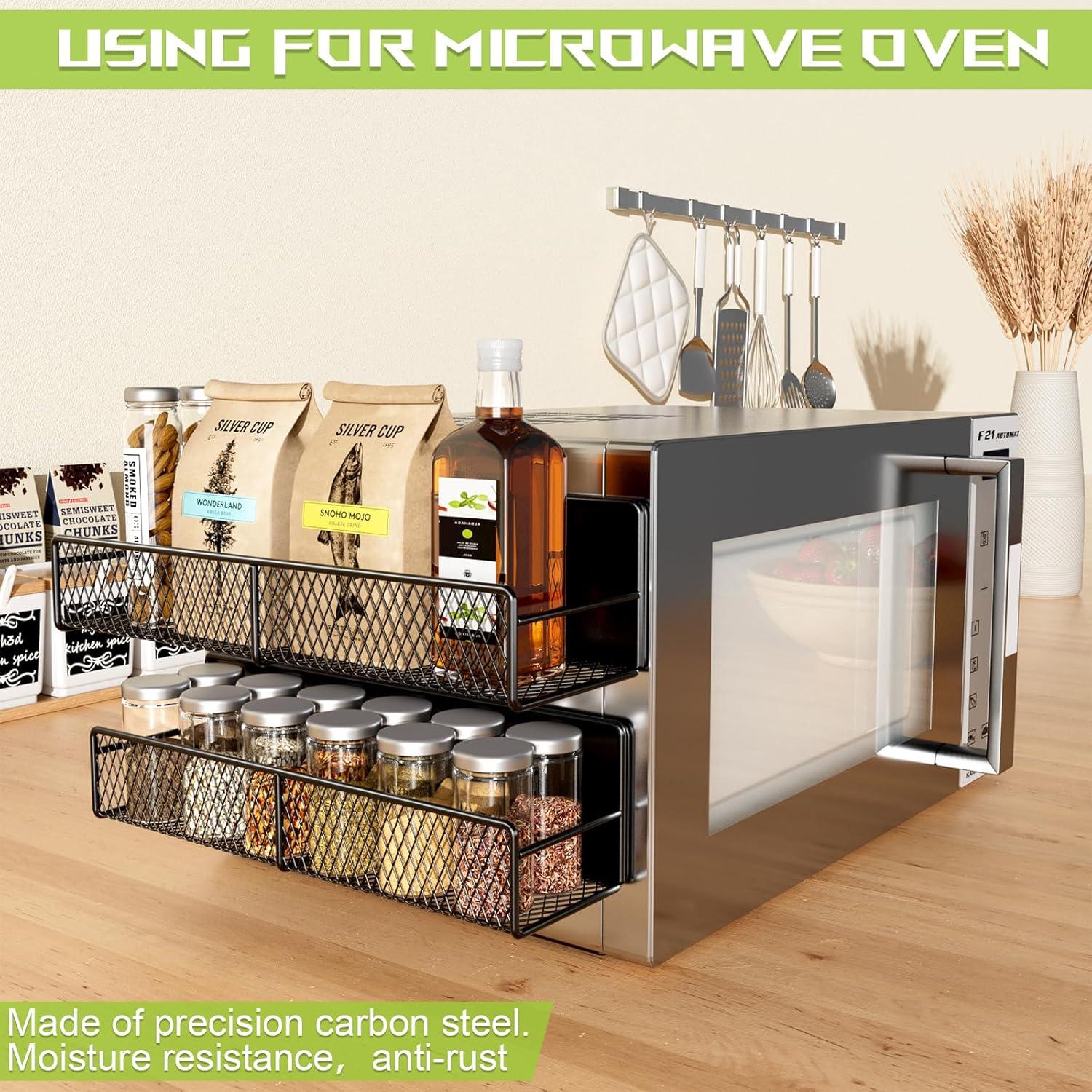 Estantes Magnéticos de Metal DTUQYX - Paquete de 4, 10.16 cm