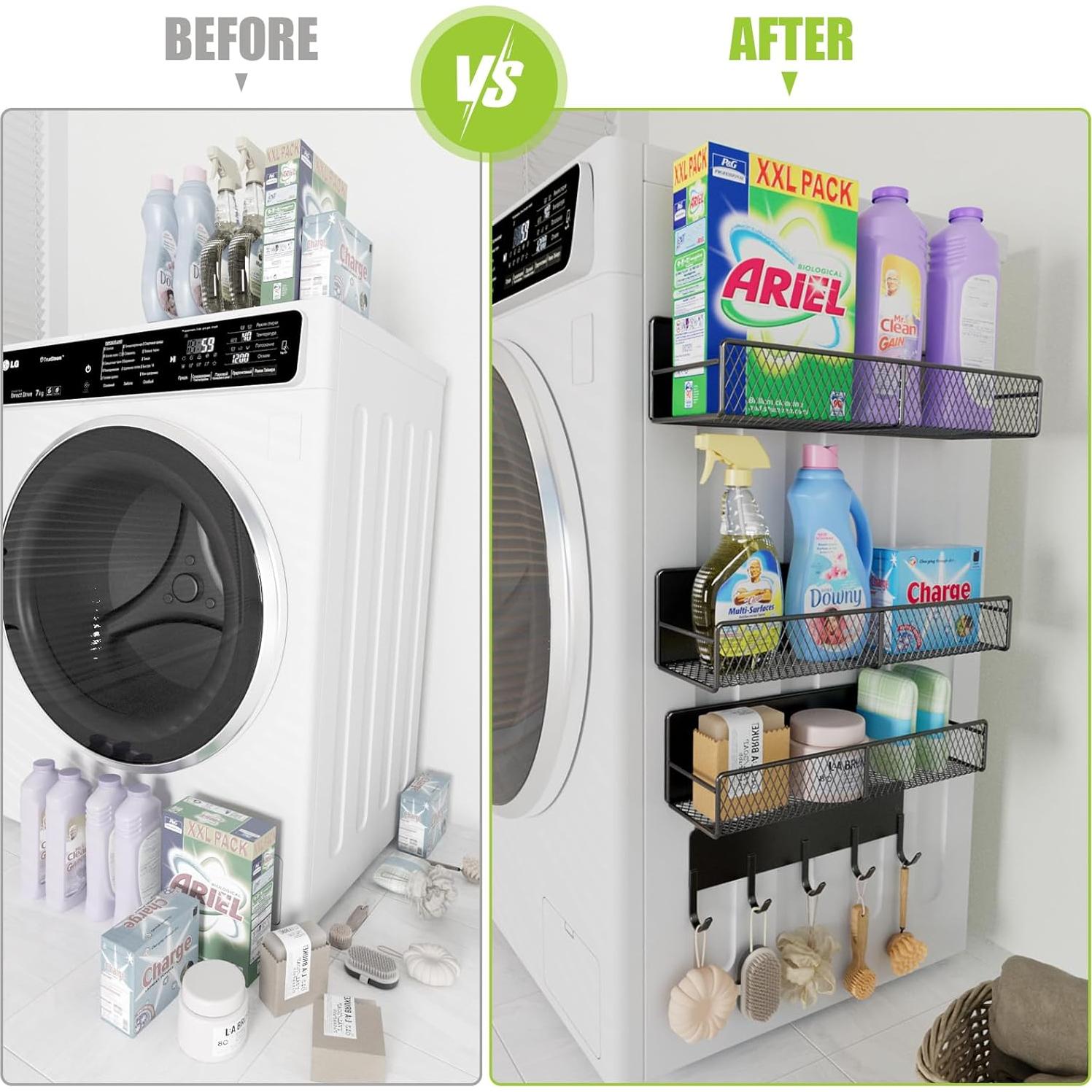 Estantes Magnéticos de Metal DTUQYX - Paquete de 4, 10.16 cm