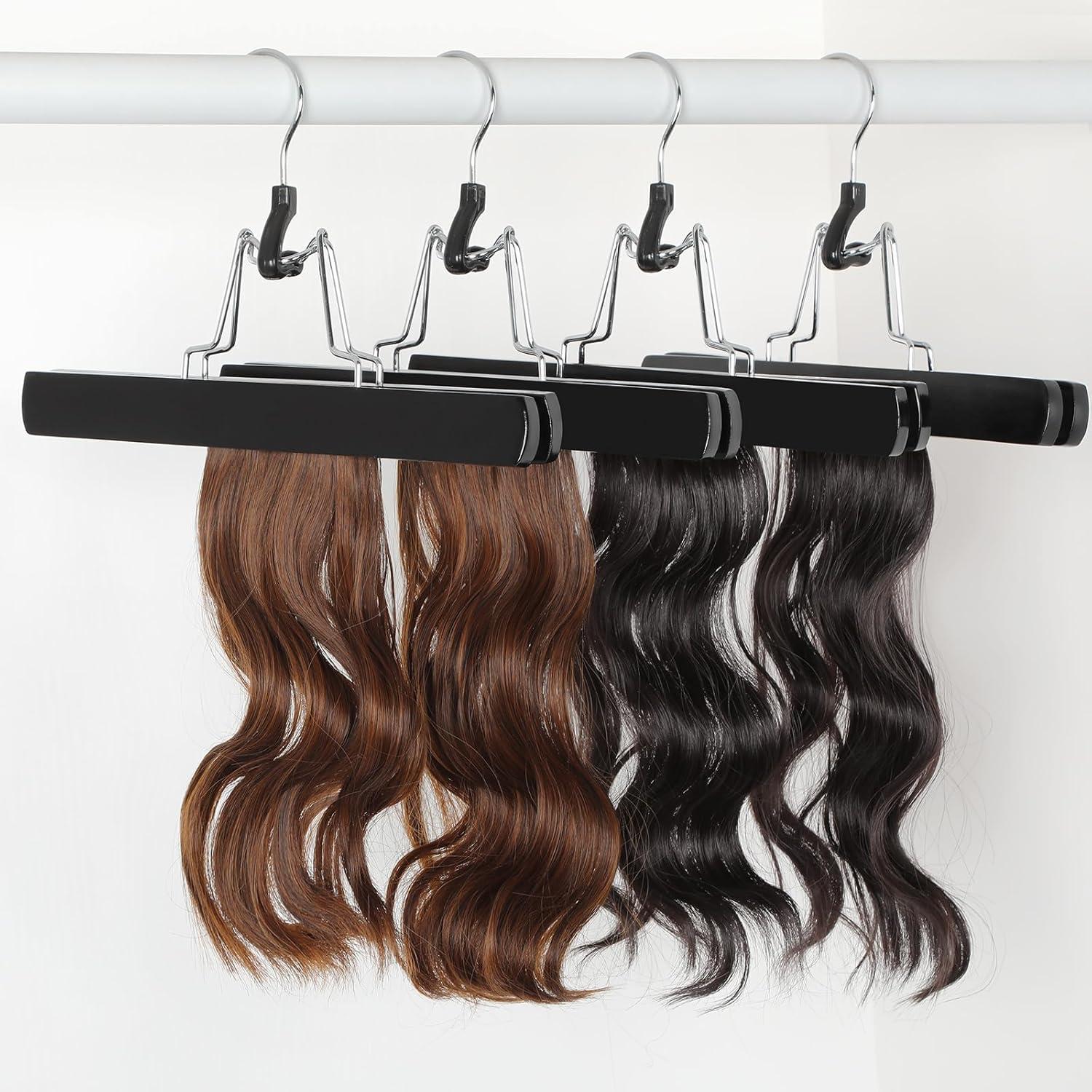 Perchas de Madera Antideslizantes TOPIA HANGER 12 Unidades