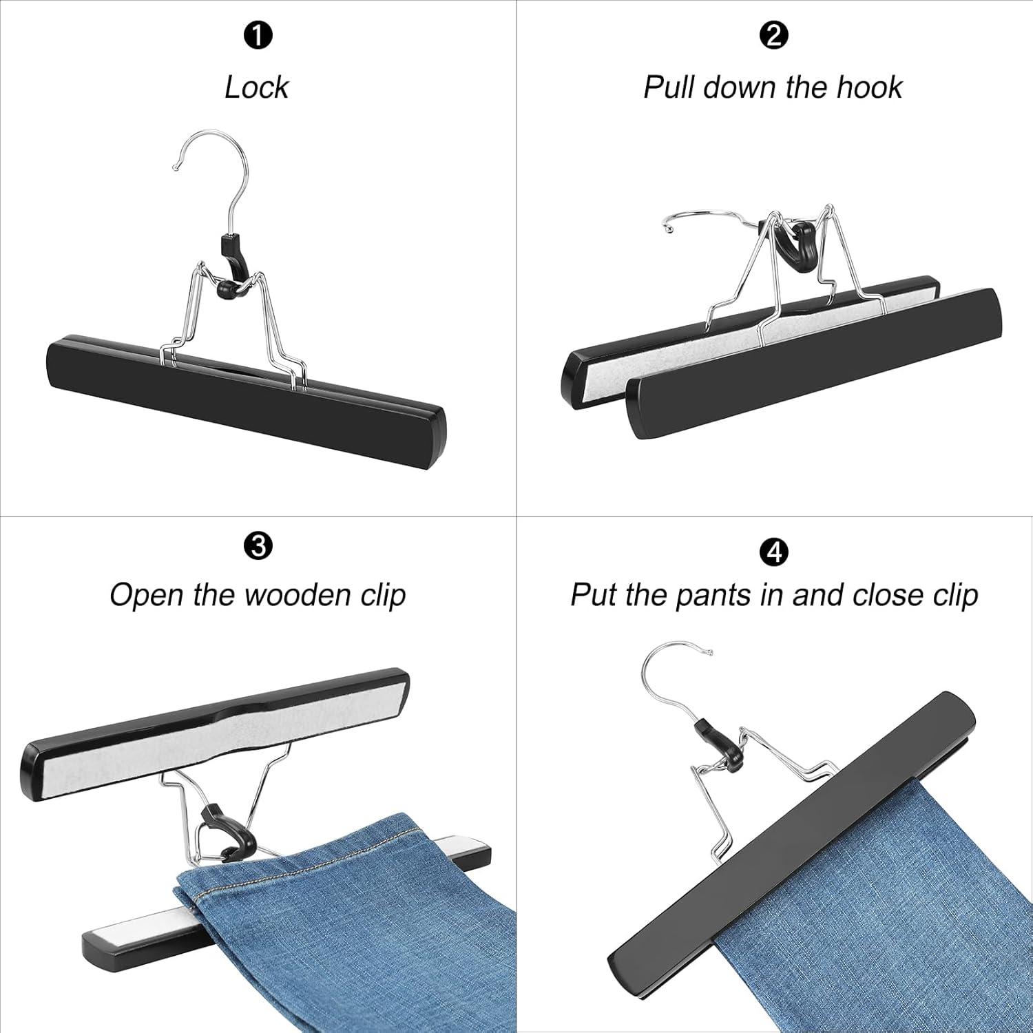 Perchas de Madera Antideslizantes TOPIA HANGER 12 Unidades