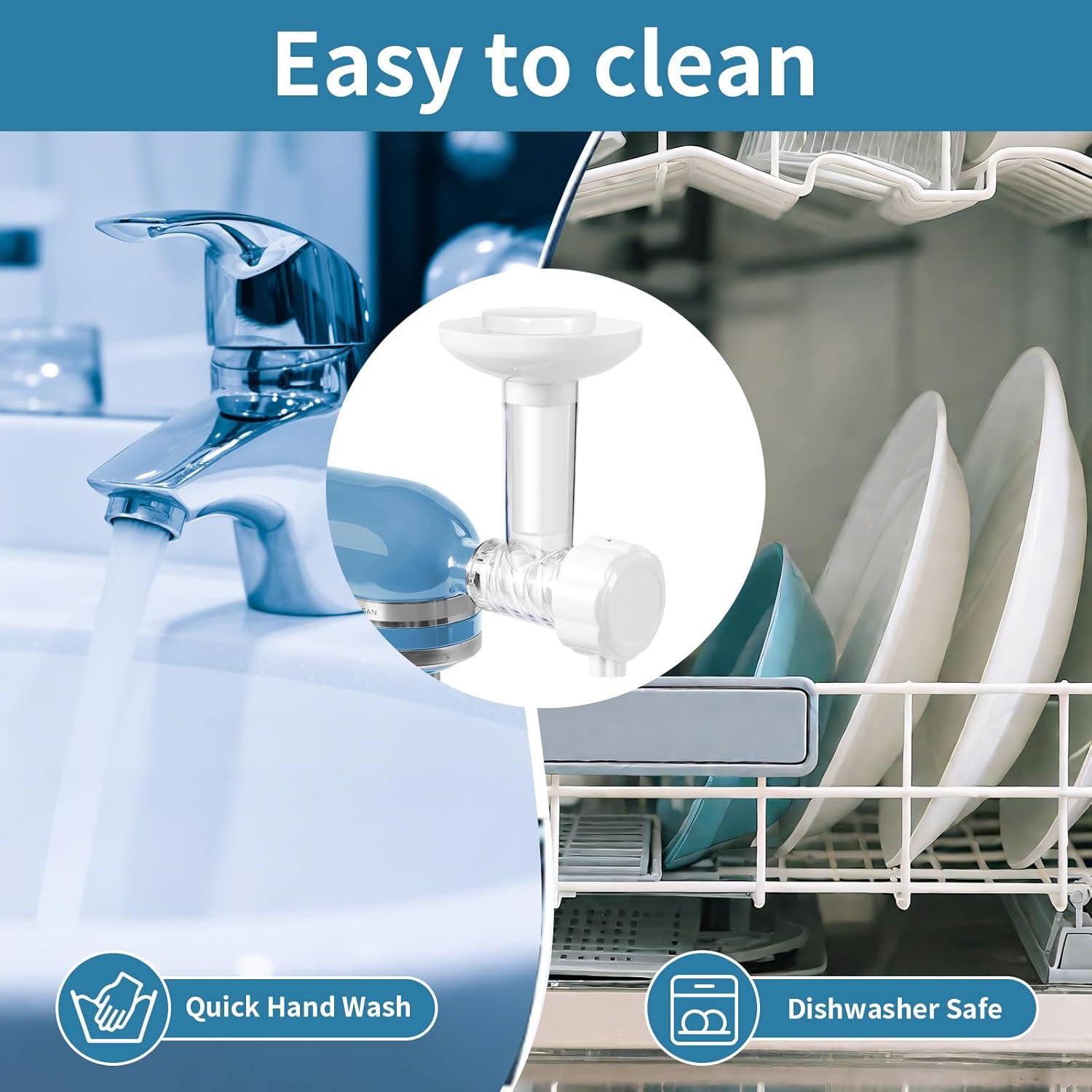 Accesorio de Helado MEILEYII para Batidora Kitchenaid - Sorbete y Yogur Saludable