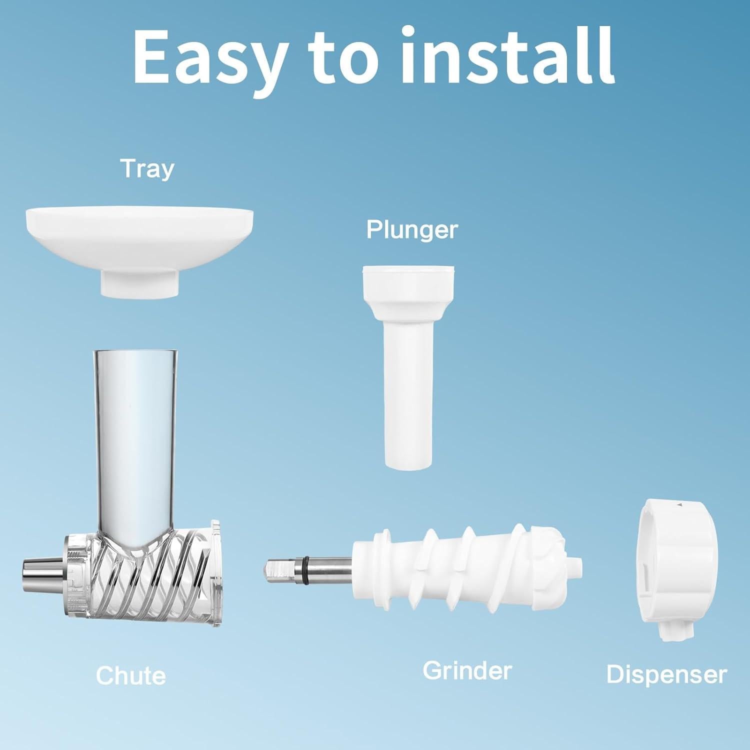 Accesorio de Helado MEILEYII para Batidora Kitchenaid - Sorbete y Yogur Saludable