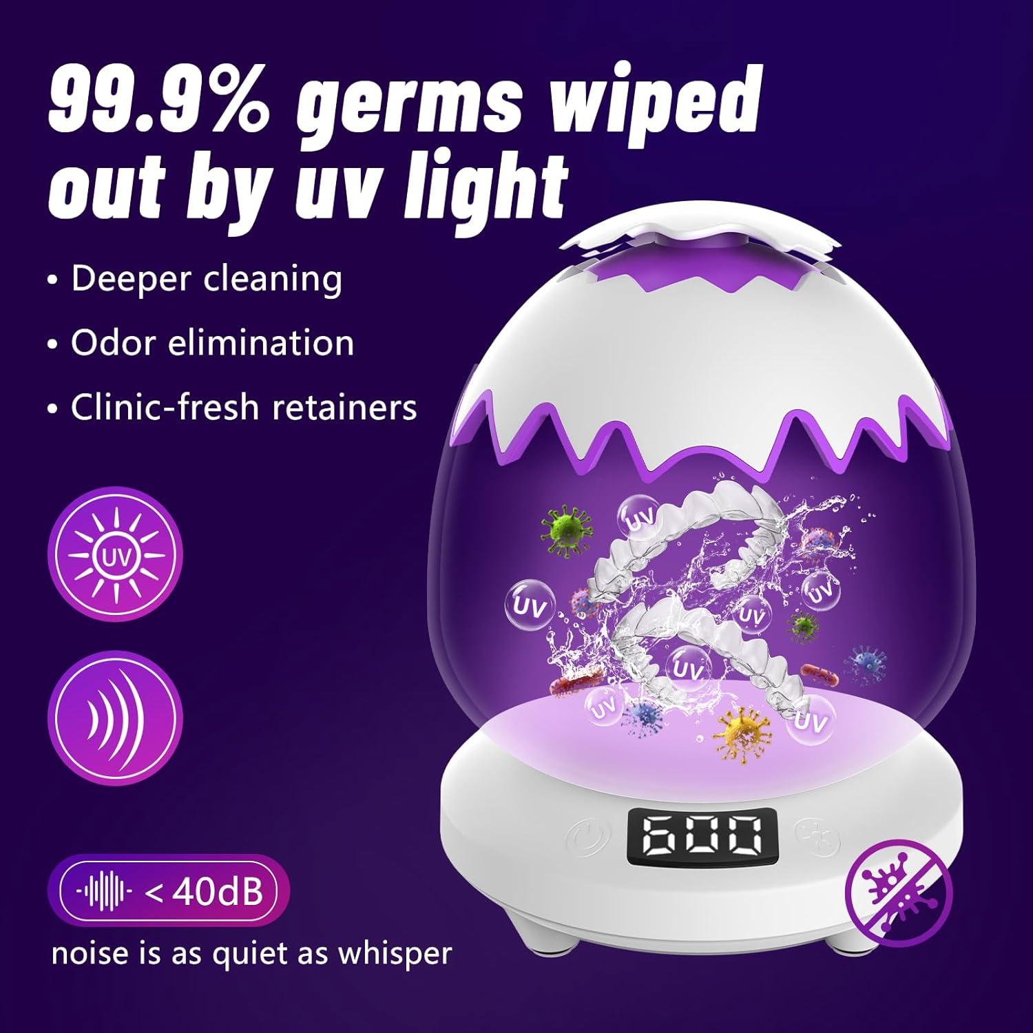 Limpiadora Ultrasónica de Retenedores Ruolar 45kHz - Blanca