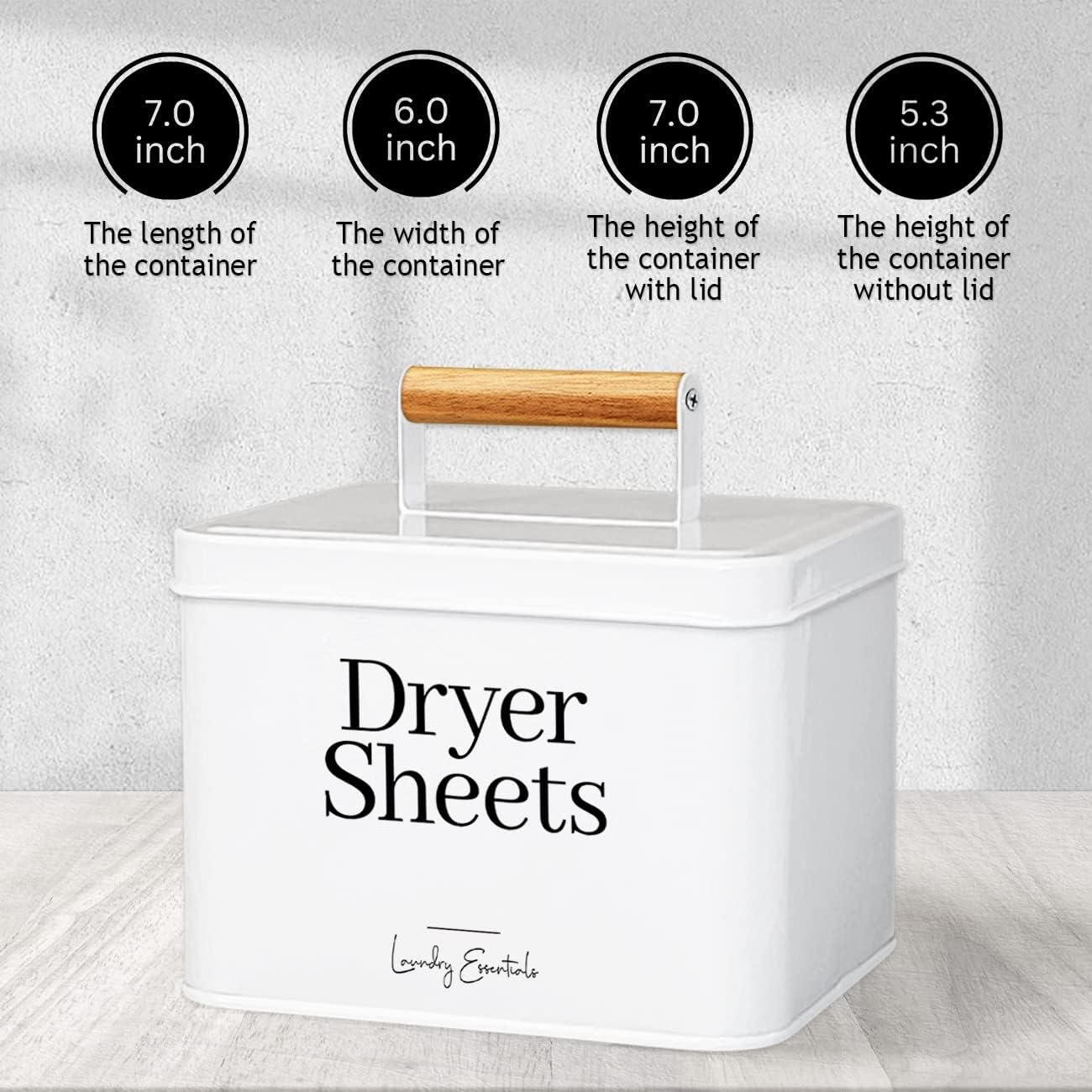 Soporte para Hojas de Secadora Simplation Blanco 500ml Metal