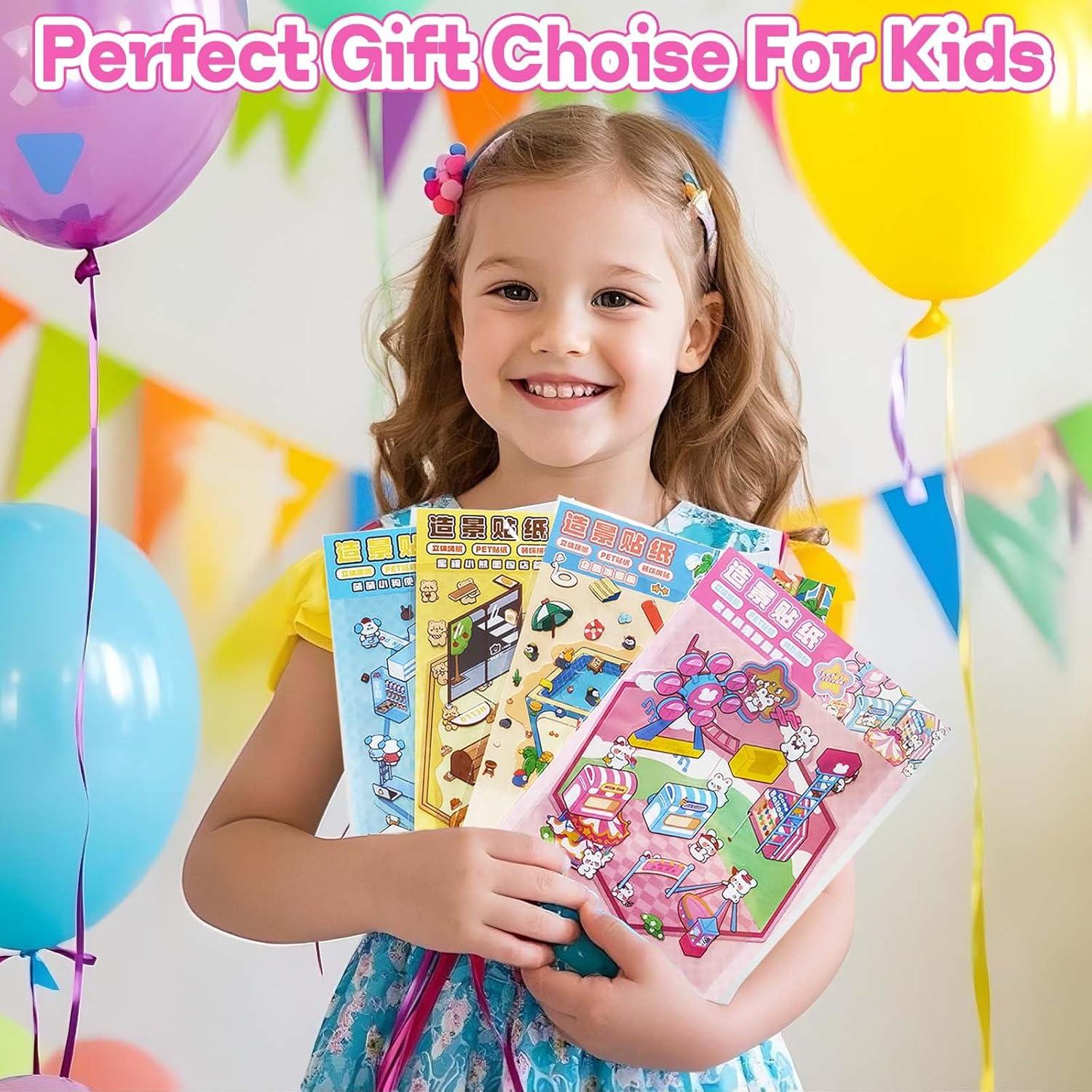 Pegatinas 3D iGetooy - 4 Juegos para Decorar y DIY