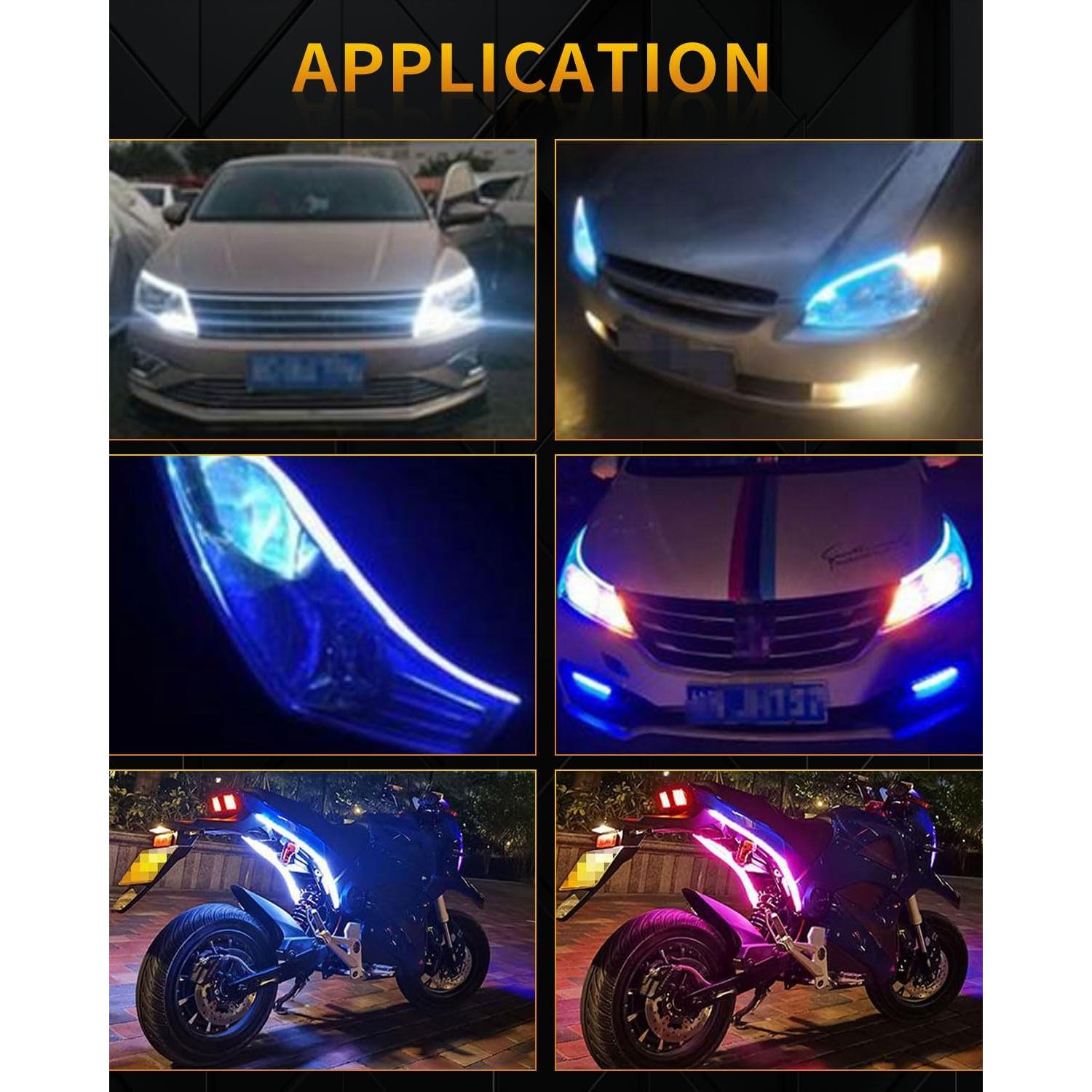 Tiras LED Secuenciales Qasim 60CM RGB Control APP Bluetooth