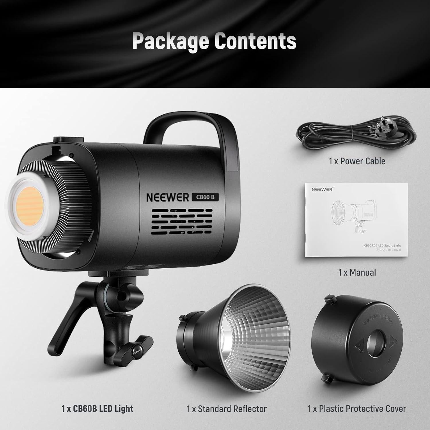 Luz de Video LED NEEWER CB60B 70W Bi Color 2700K-6500K