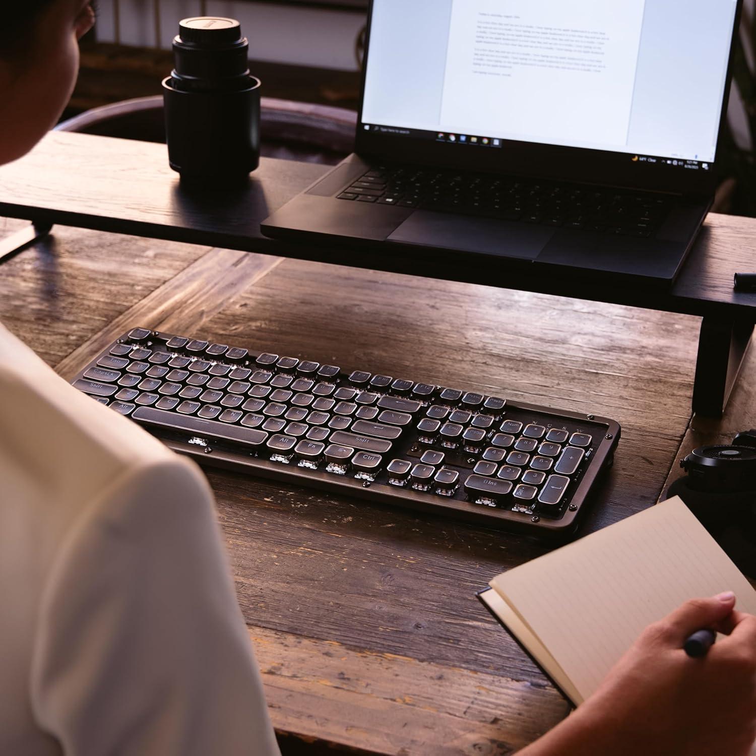 Teclado Mecánico Azio RC Prestige Bluetooth 5.0 Ébano