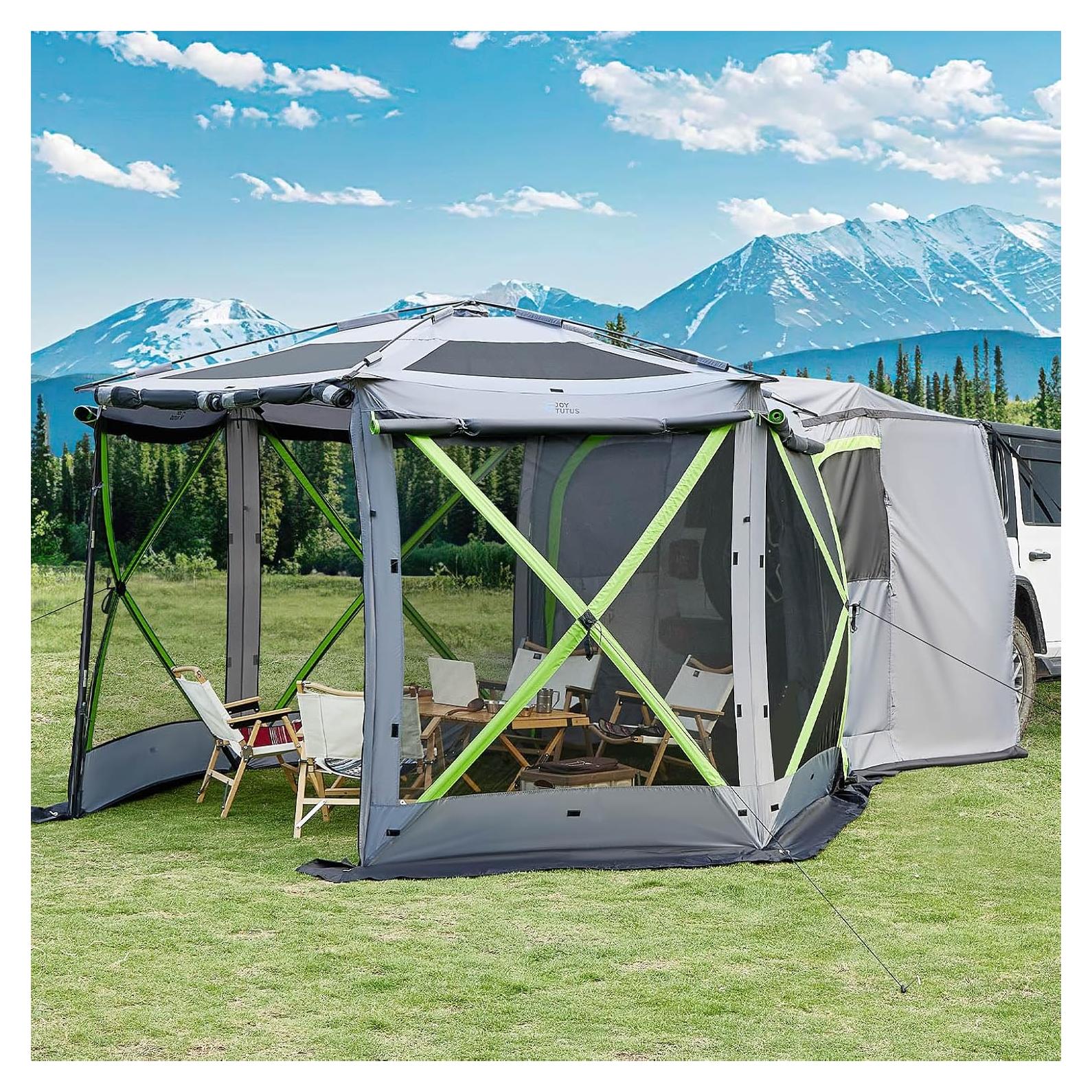 Tienda SUV JOYTUTUS 11x11 pies para Camping y Acampar