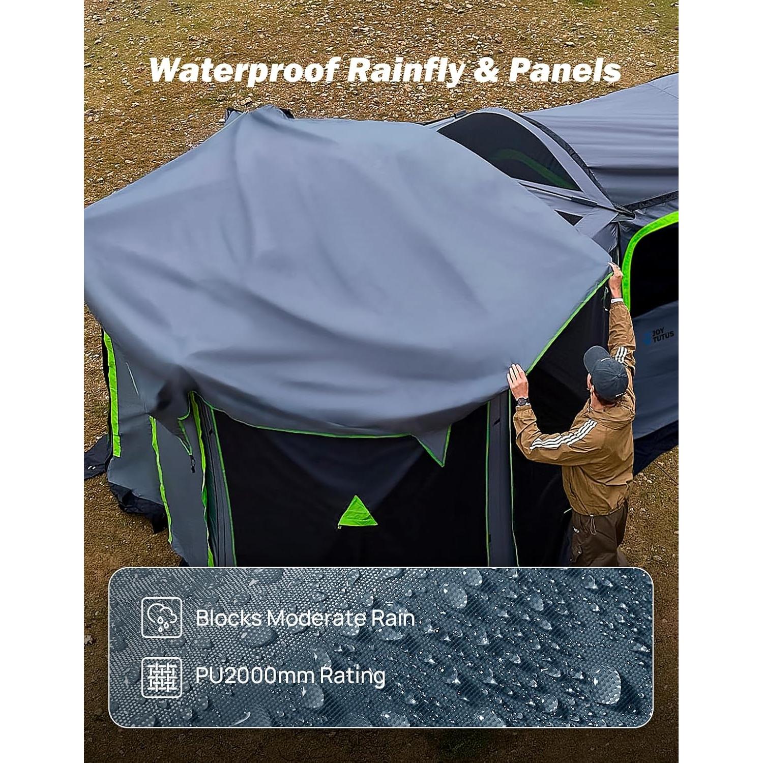 Tienda SUV JOYTUTUS 11x11 pies para Camping y Acampar