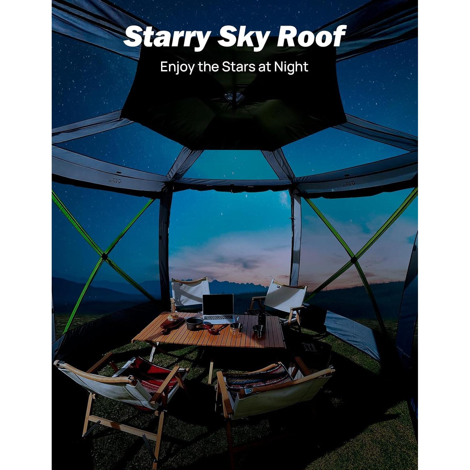 Tienda SUV JOYTUTUS 11x11 pies para Camping y Acampar