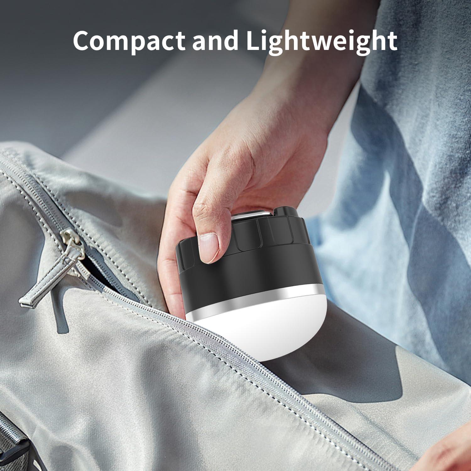 Linterna LED Recargable KEIWRLIGHT con 13 Modos y Banco de Energía