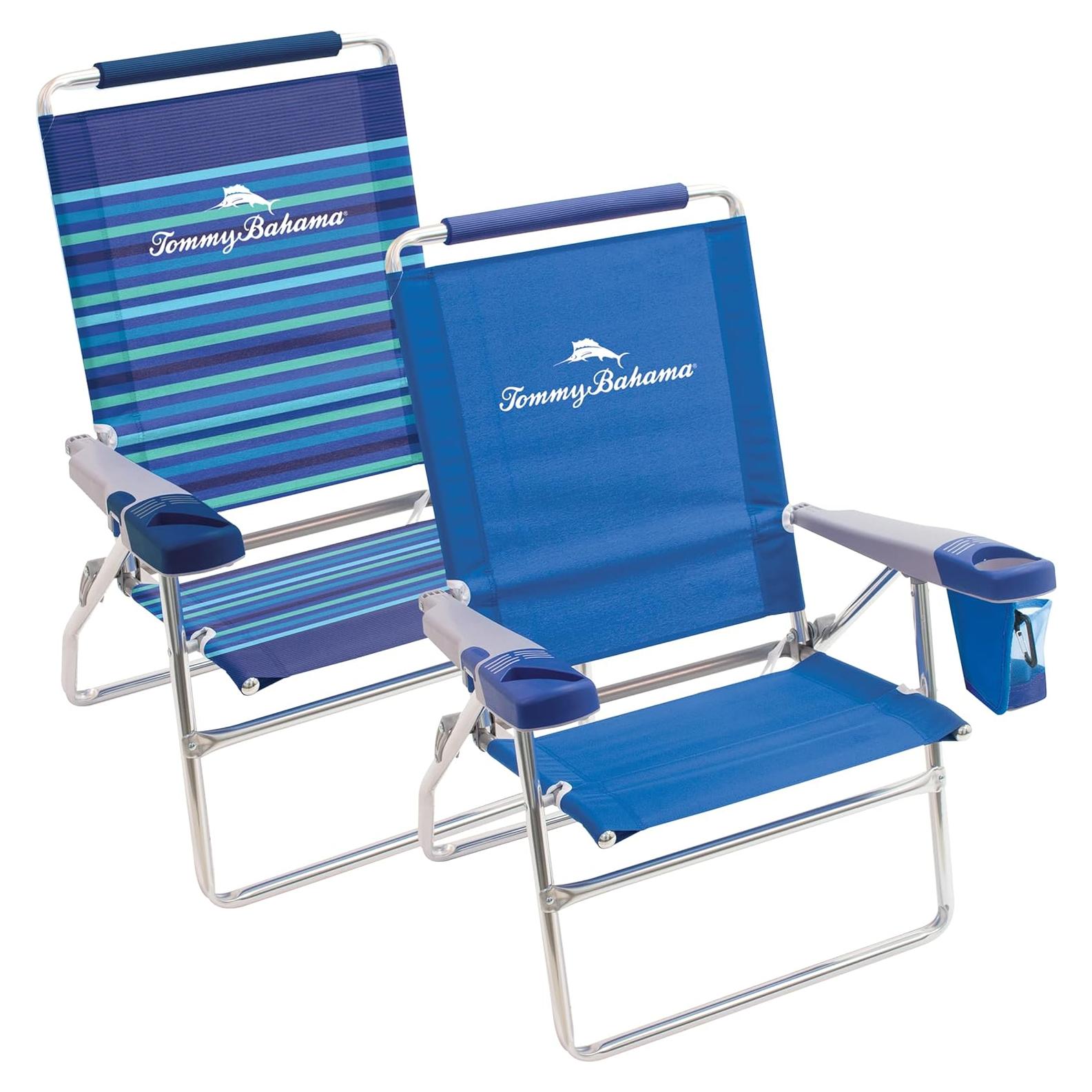 Conjunto de 2 Sillas de Playa Tommy Bahama 4 Posiciones 38.1 cm