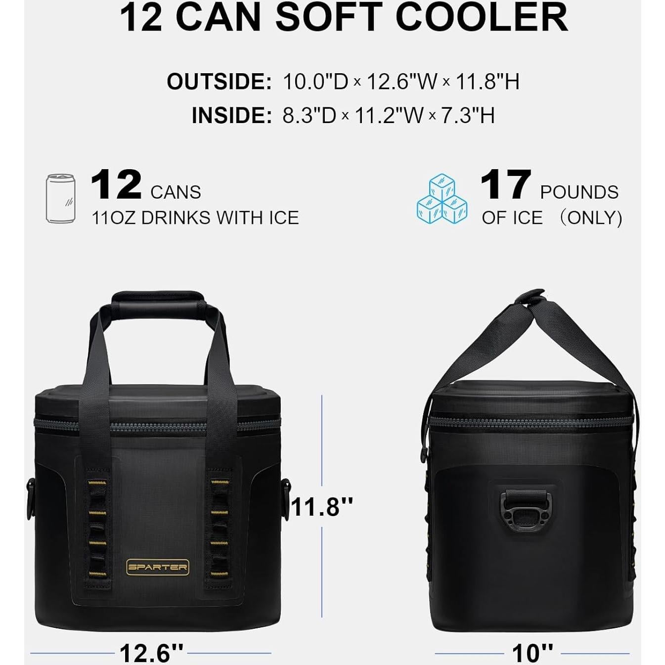 Enfriador Suave SPARTER 11L a Prueba de Fugas para Camping