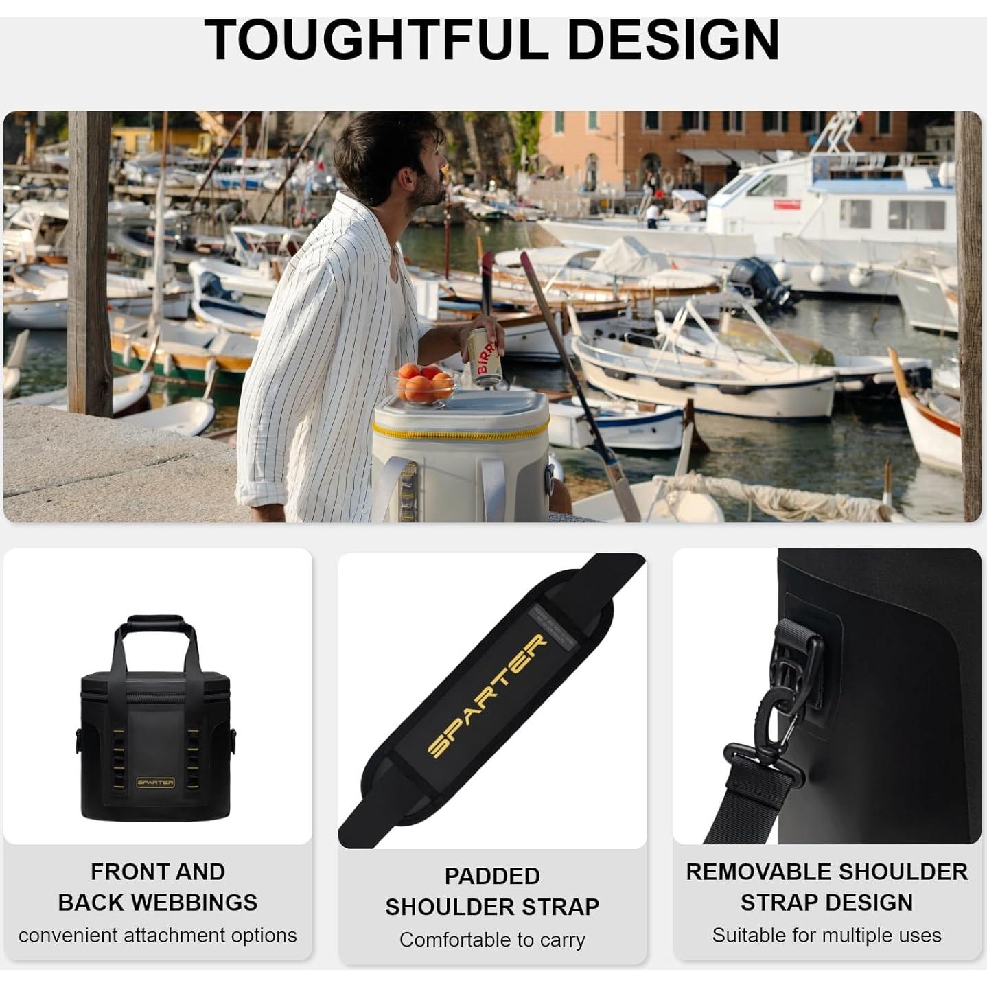 Enfriador Suave SPARTER 11L a Prueba de Fugas para Camping