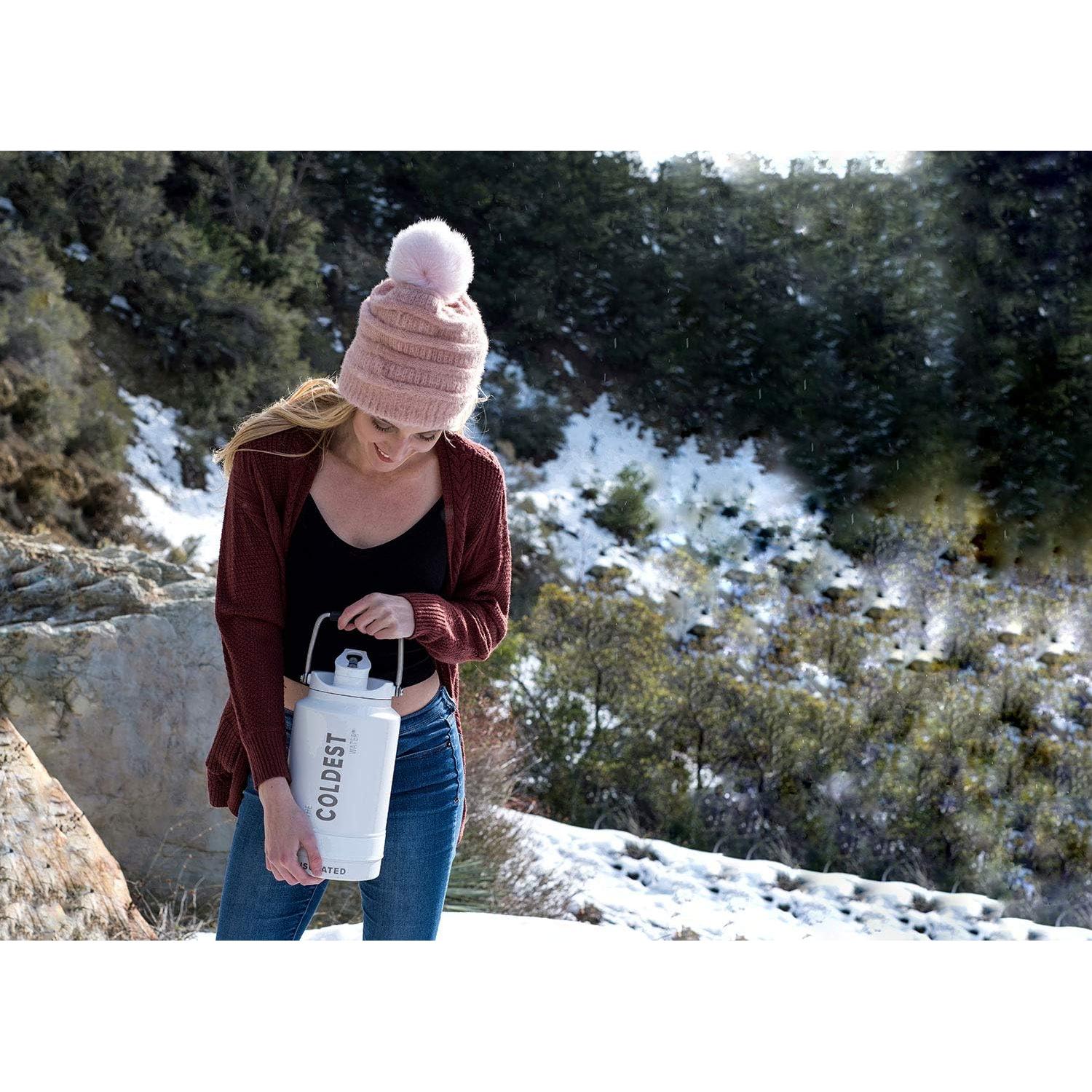 Botella de Agua Deportiva The Coldest 3.79L Rosa Flamenco