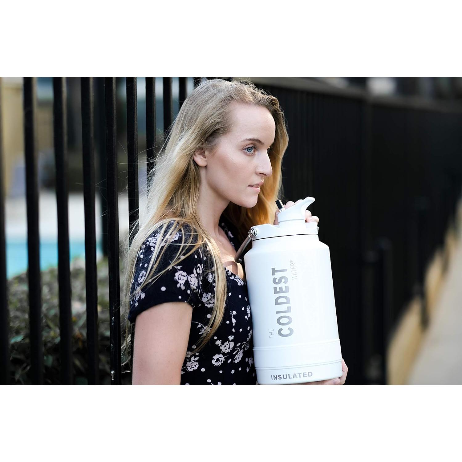 Botella de Agua Deportiva The Coldest 3.79L Rosa Flamenco