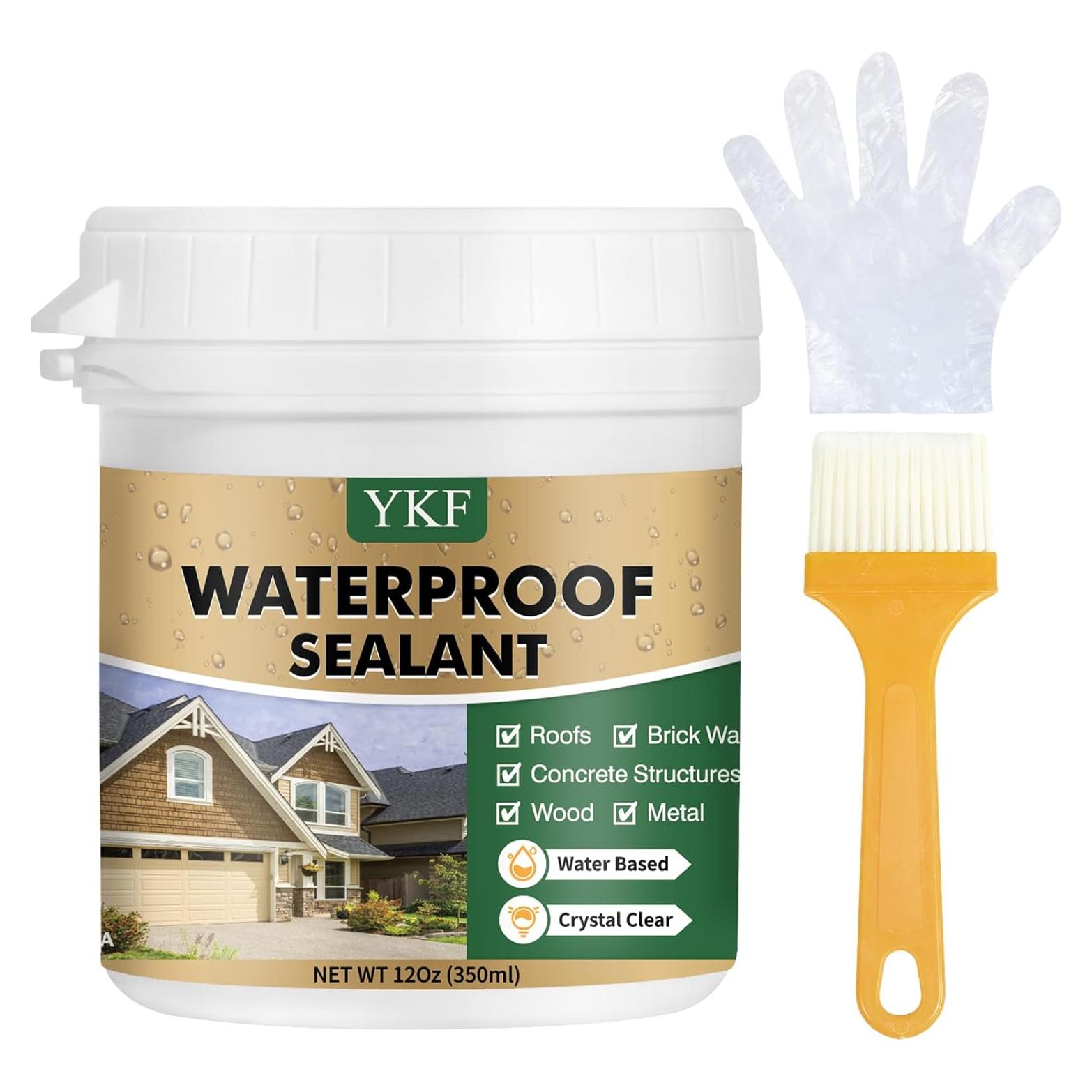 Sellador Impermeable Transparente YKF 12 Oz para Fugas