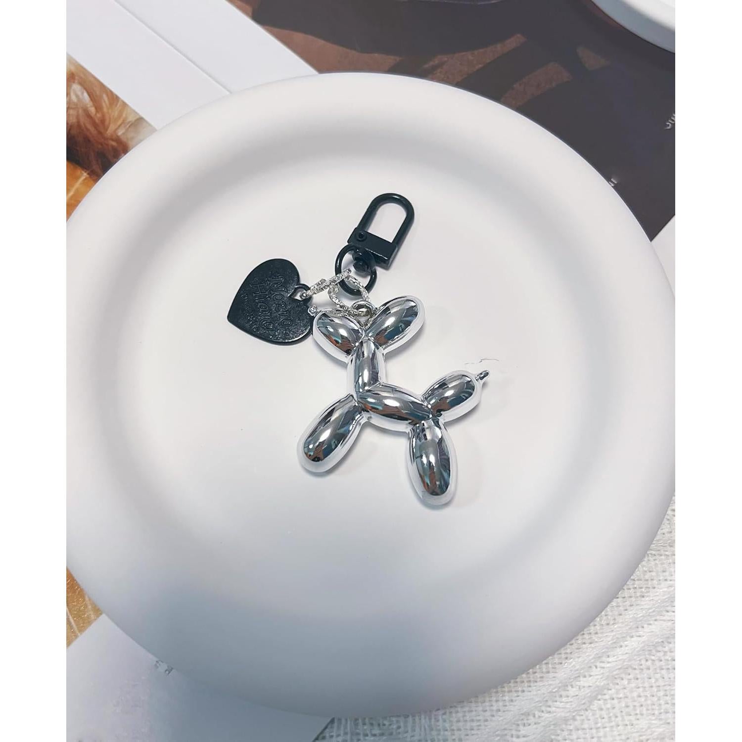 Llavero de Perro de Globo de Gelatina Laekou para Mujeres