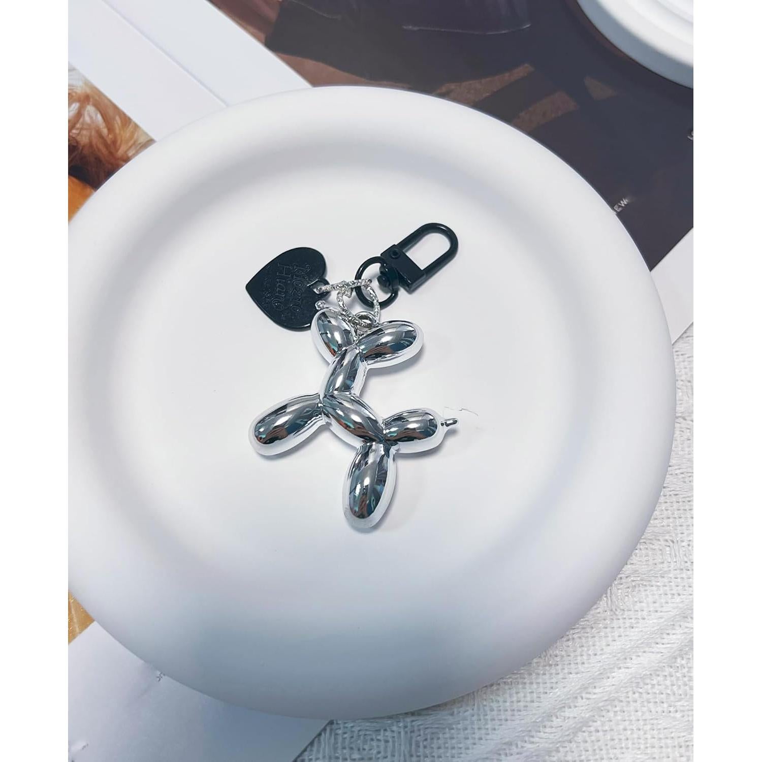 Llavero de Perro de Globo de Gelatina Laekou para Mujeres