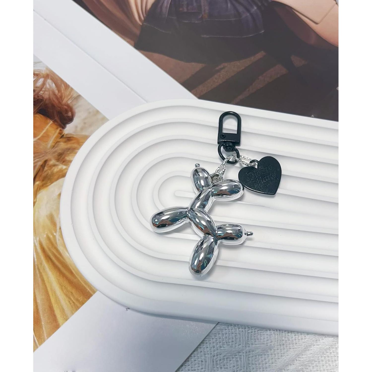 Llavero de Perro de Globo de Gelatina Laekou para Mujeres