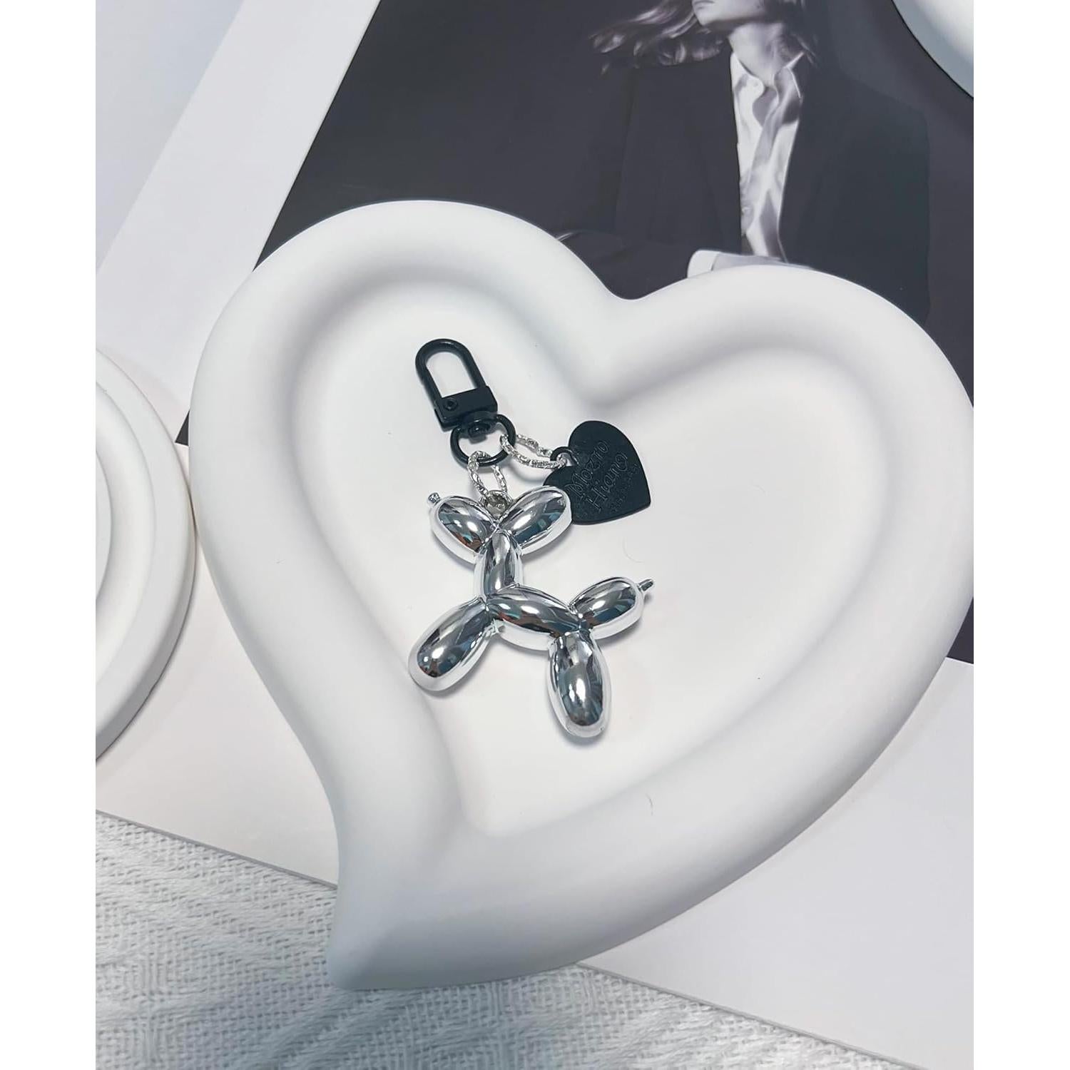 Llavero de Perro de Globo de Gelatina Laekou para Mujeres