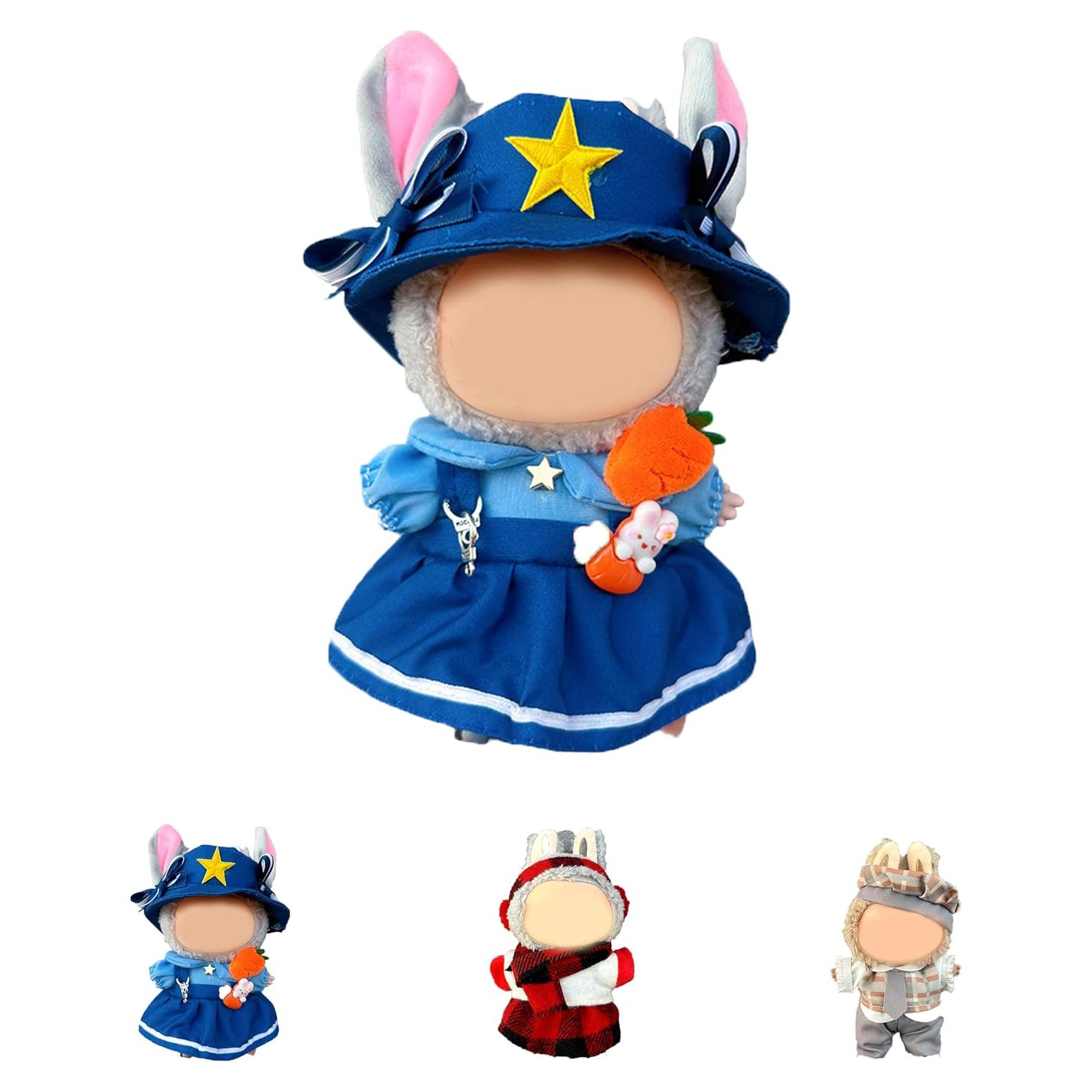 Disfraz Oficial de Policía Conejo Labubu - Set 17cm