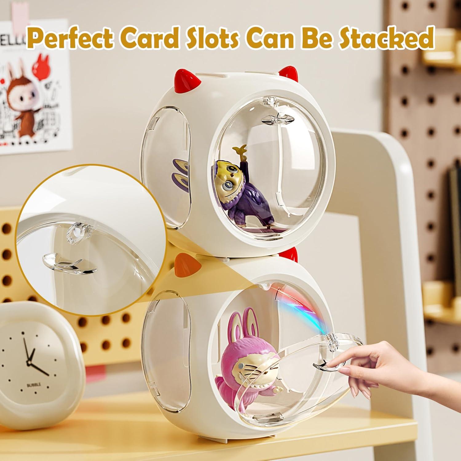 Caja de Almacenamiento LUTITASD Cápsula Espacial Azul 14.7x14.5x11.7 cm