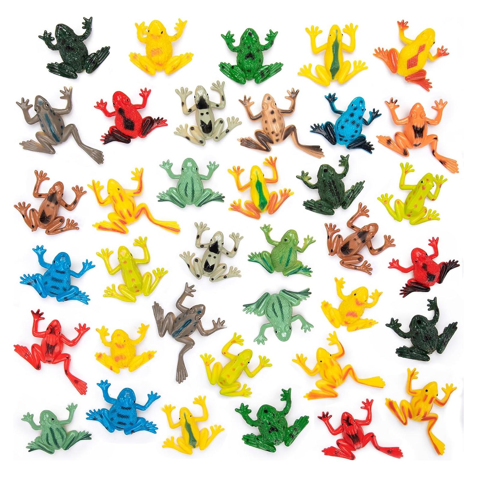 Set de 36 Juguetes de Ranas de Plástico HTZNHXT para Niños