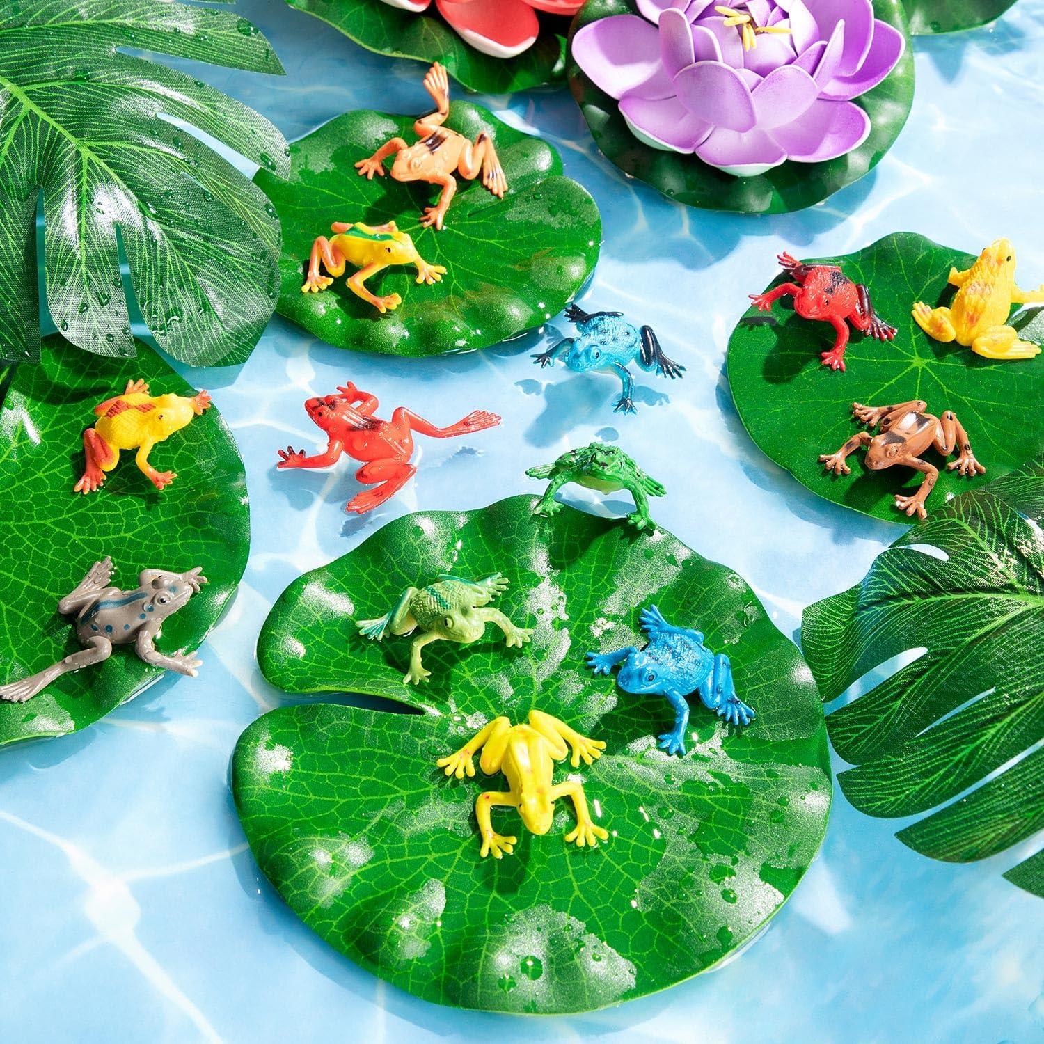 Set de 36 Juguetes de Ranas de Plástico HTZNHXT para Niños