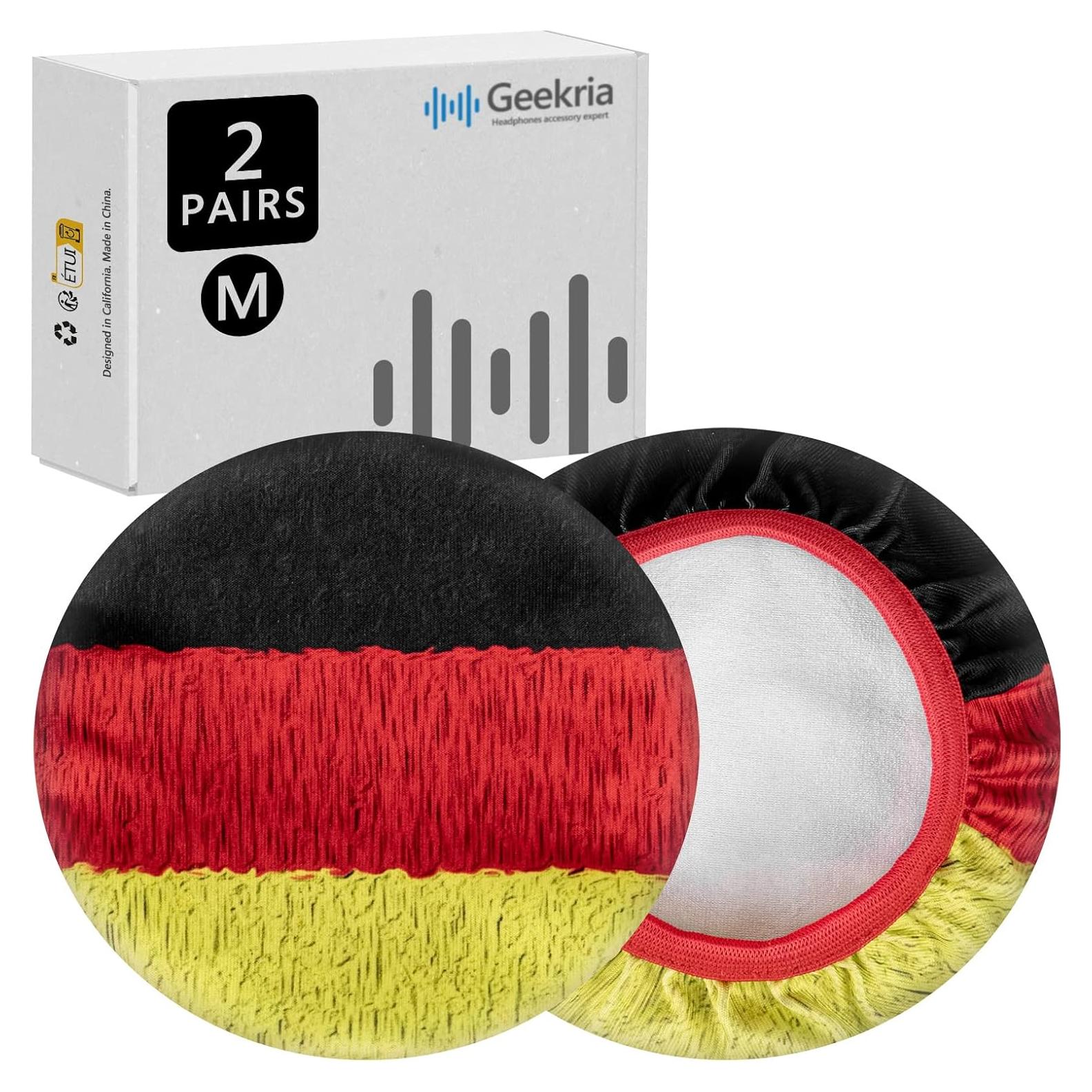 Geekria Fundas Lavables para Auriculares Circumaurales - 2 Pares