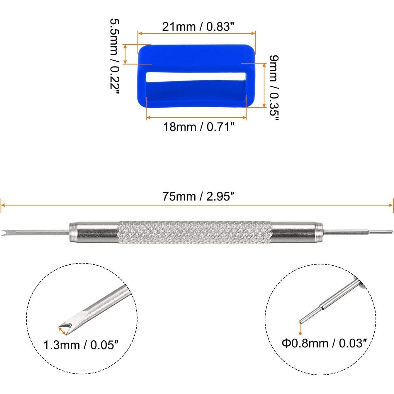 Correa de Reloj HARFINGTON Silicona 18mm Ajustable