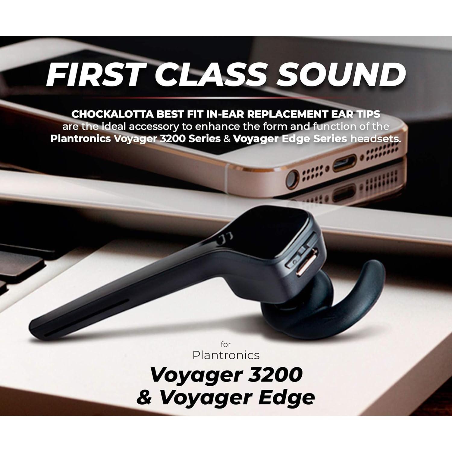 Consejos de Reemplazo In-Ear CHOCKALOTTA para Plantronics - Grande
