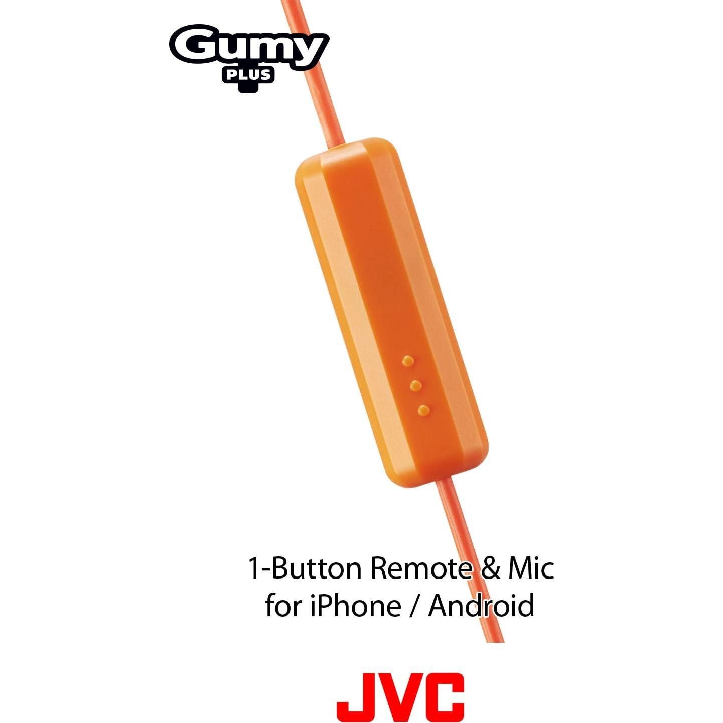 Auriculares Intrauriculares JVC Gumy HAFX7MB con Mic y Control